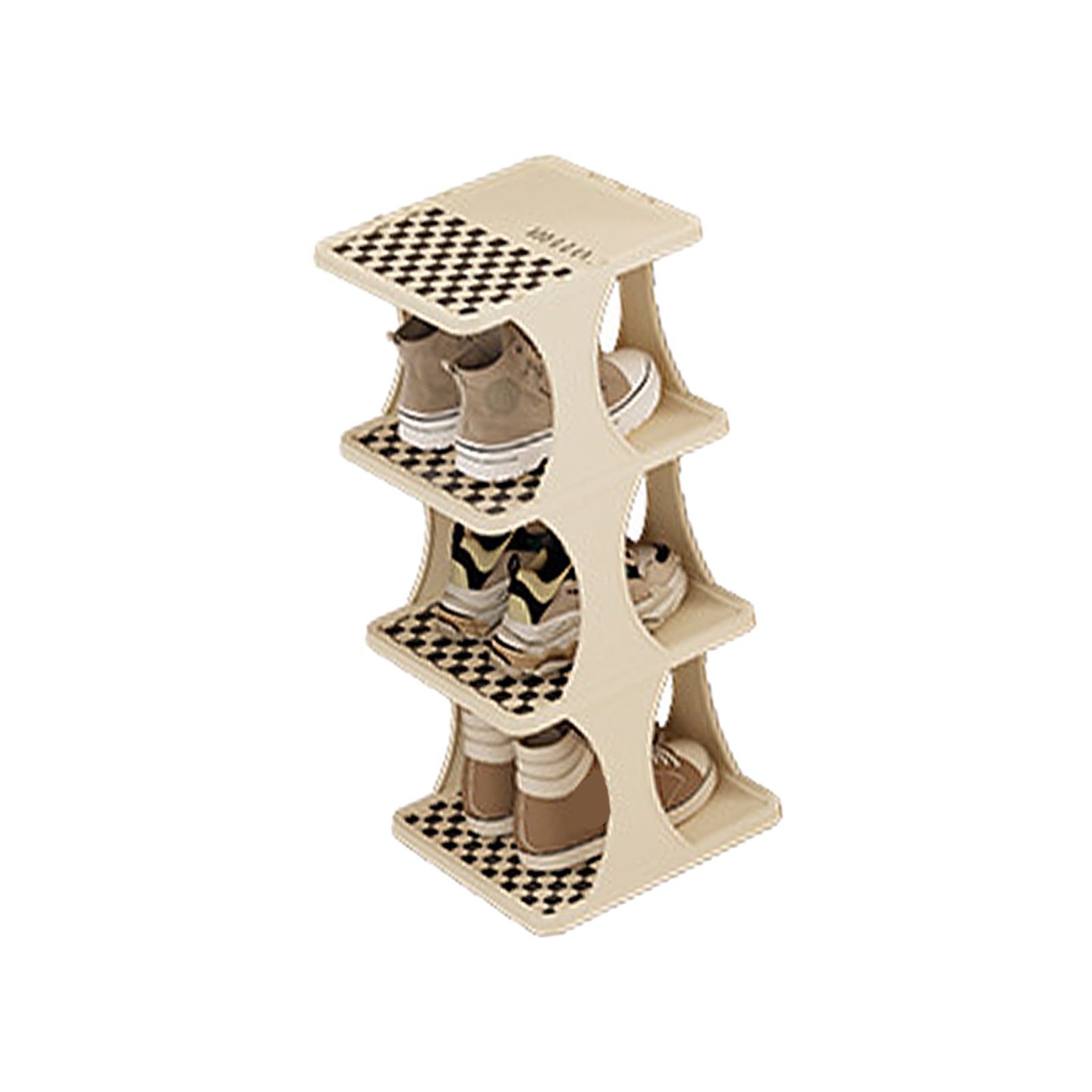 Shoe Rack Single Pairs Shoe Shelf Space Saving Shoe Orgainzer Tower for Home view 4