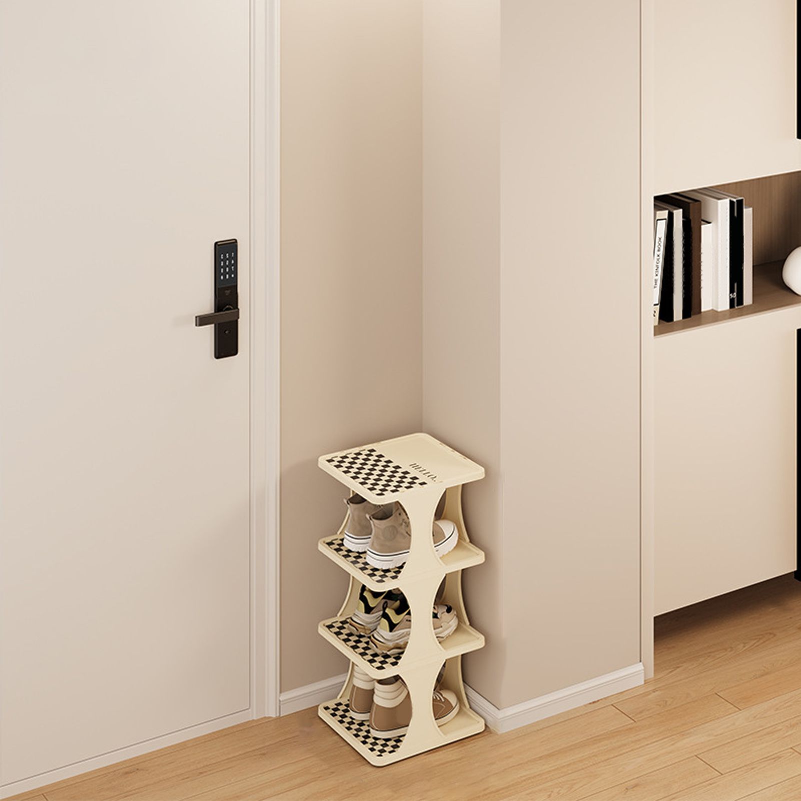 Shoe Rack Single Pairs Shoe Shelf Space Saving Shoe Orgainzer Tower for Home view 5