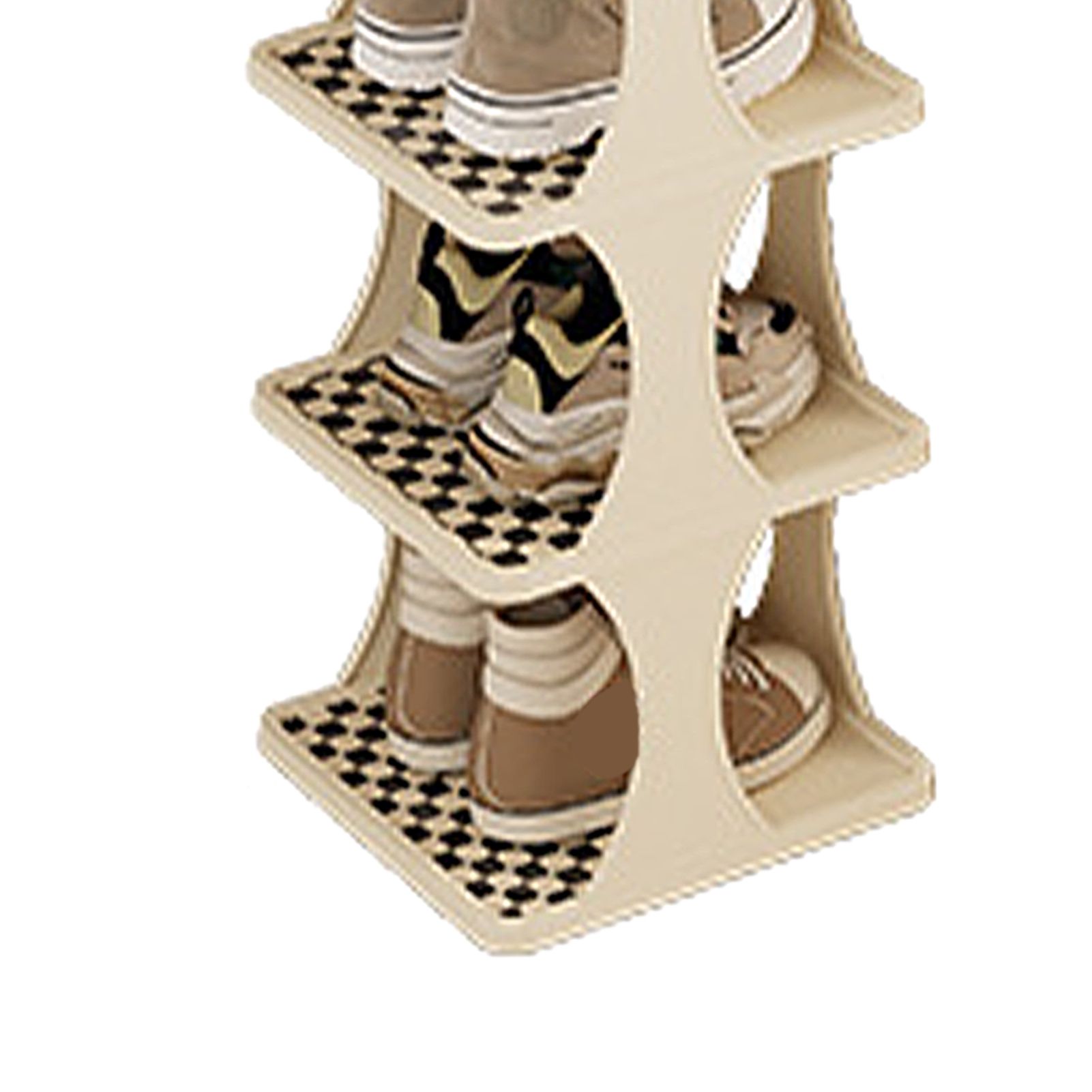 Shoe Rack Single Pairs Shoe Shelf Space Saving Shoe Orgainzer Tower for Home view 7
