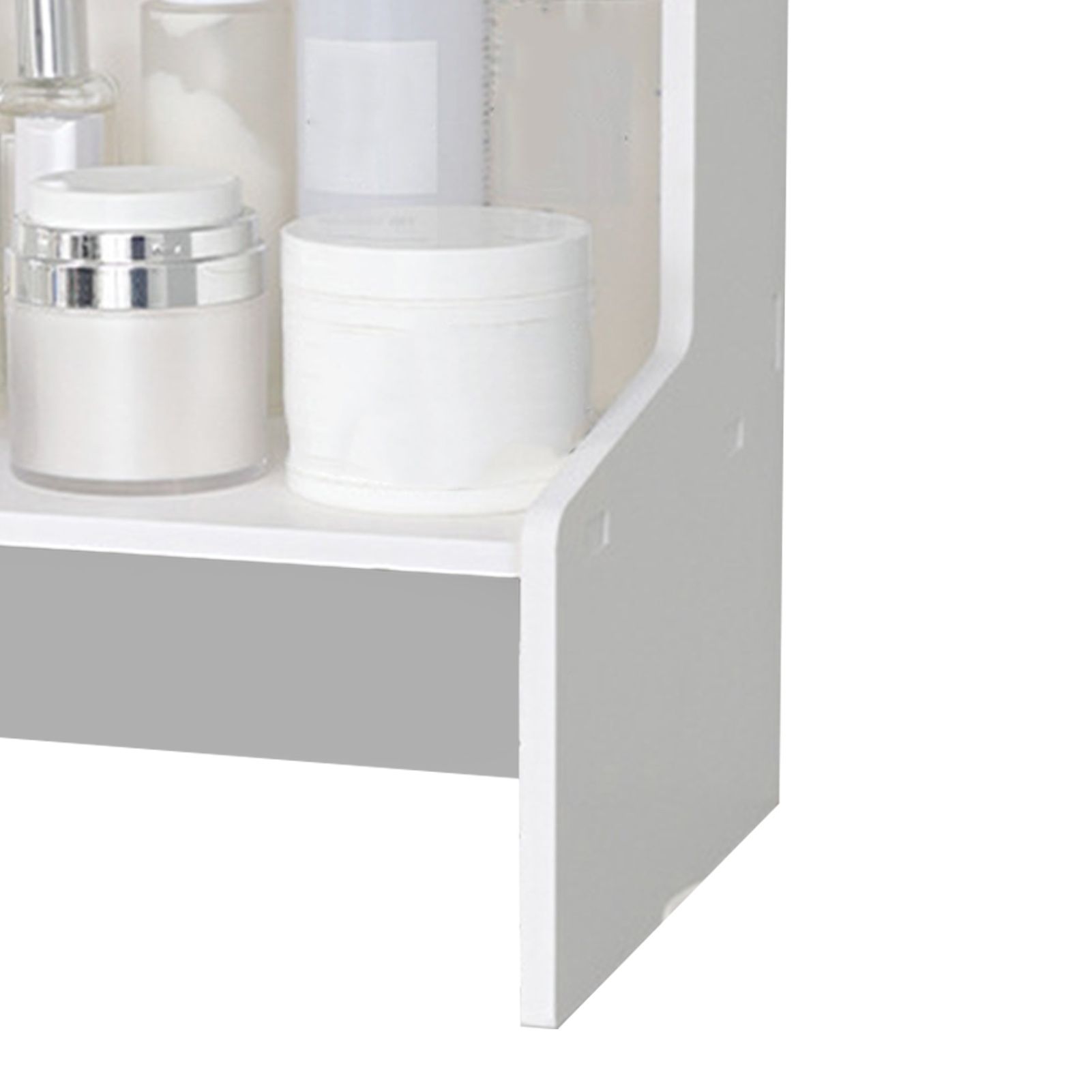 Desktop Wood Display Shelf Desk Multi Layer Storage Rack Mini Bookshelf view 9