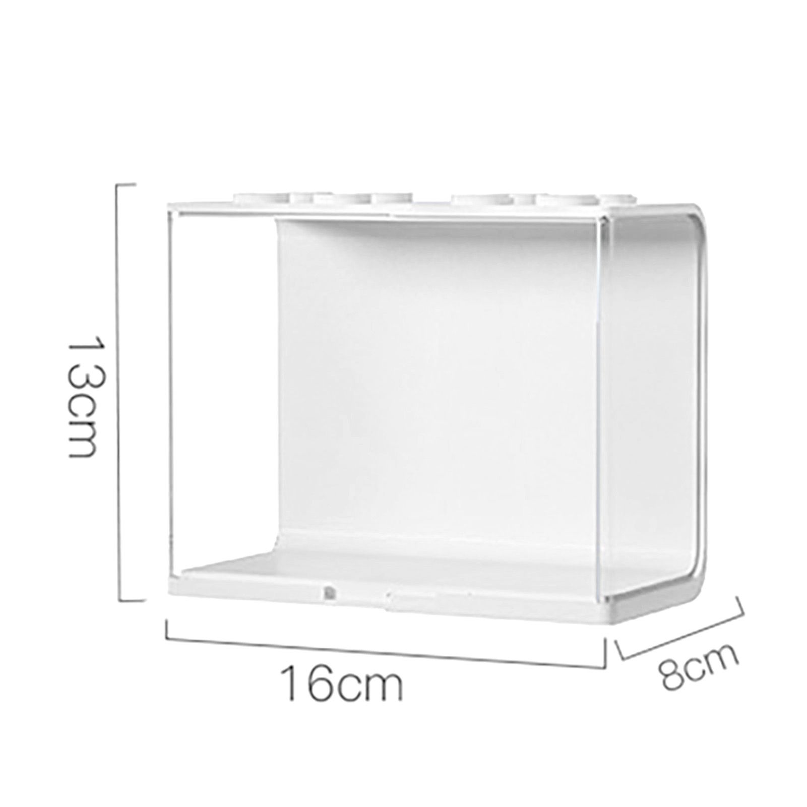 Doll Display Case ABS Transparent Stackable Clear Display Box Toy Storage view 10