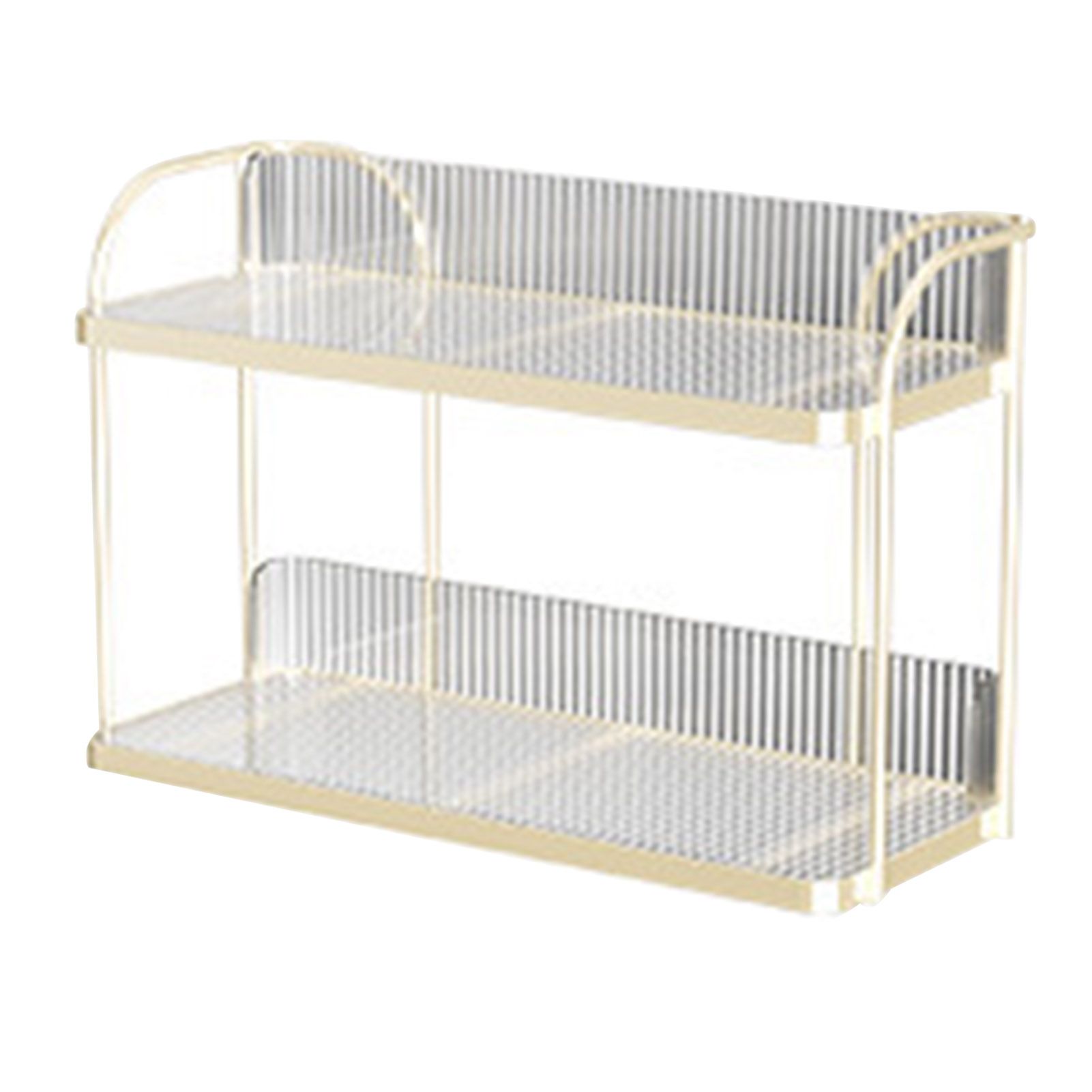Transparent Double Layer Storage Rack Desktop Cosmetic Storage Rack