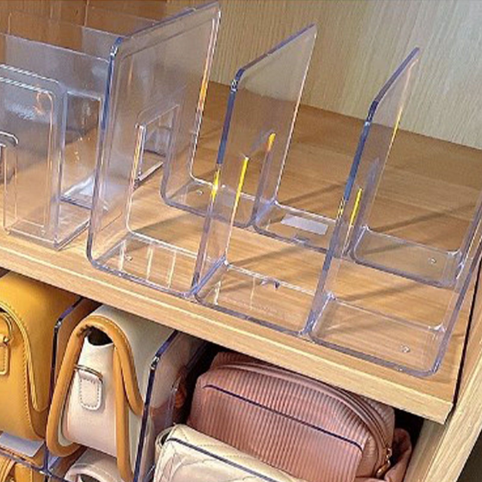 Handbag Organizer Household Transparent Bag Storage Rack Bed Room PC Mini view 5
