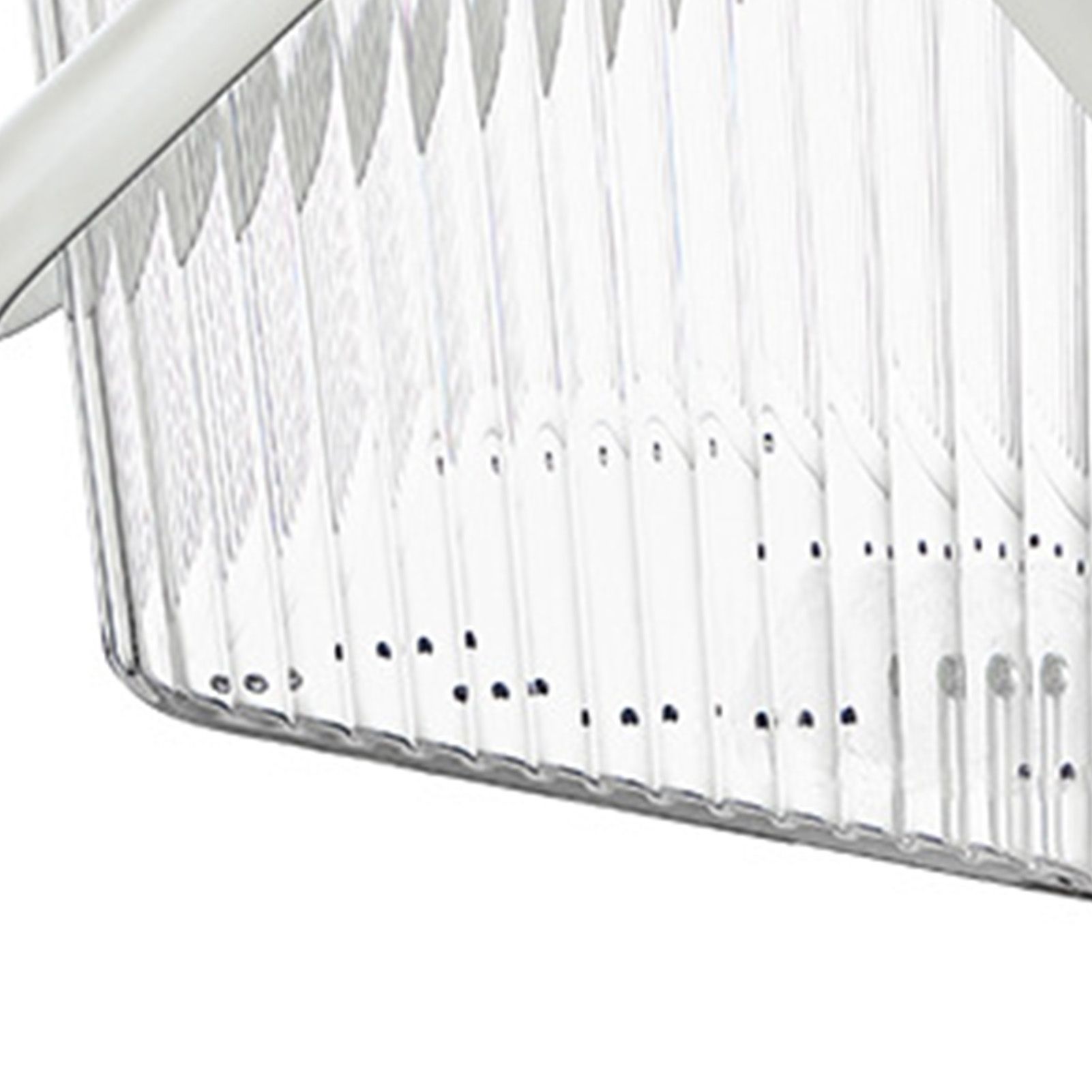 Bath Organizer Basket Stylish Clear Stripe Large Capacity Shower Storage view 6