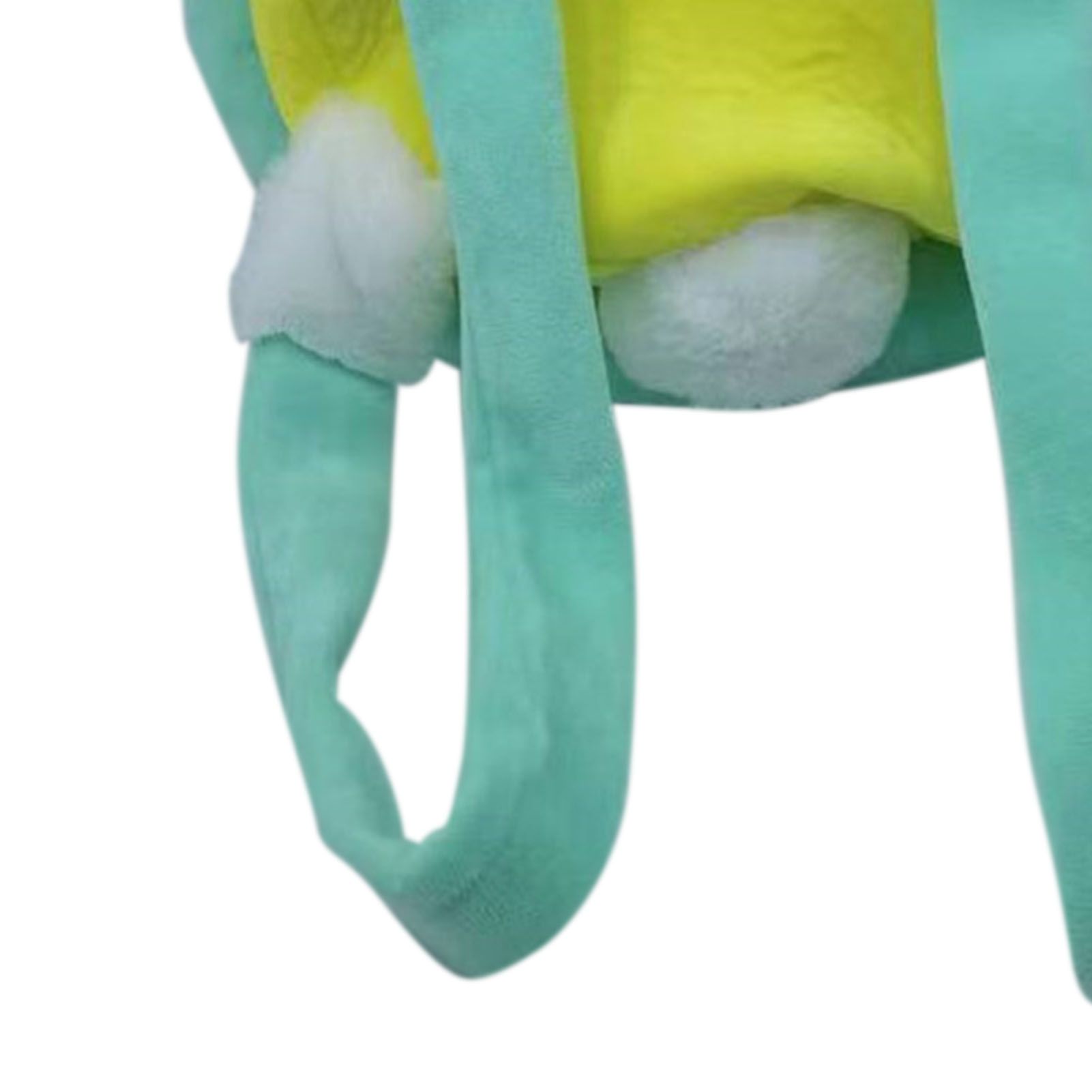 Rabbit Turtle Plush Backpack PP Cotton Short Plush Cartoon Perfect Detail view 9