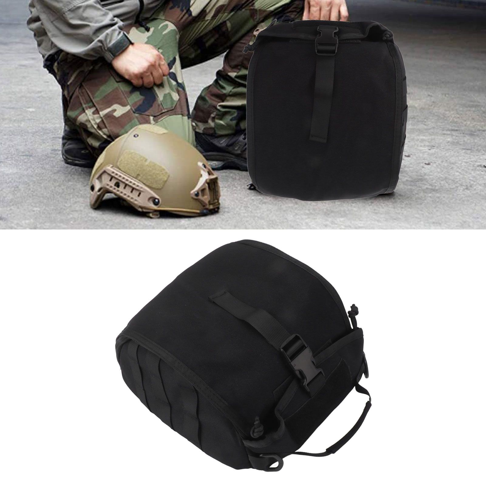 Outdoor Helmet Bag Nylon Waterproof Motorcycle Bike Bicycle Helmet Bag for view 11