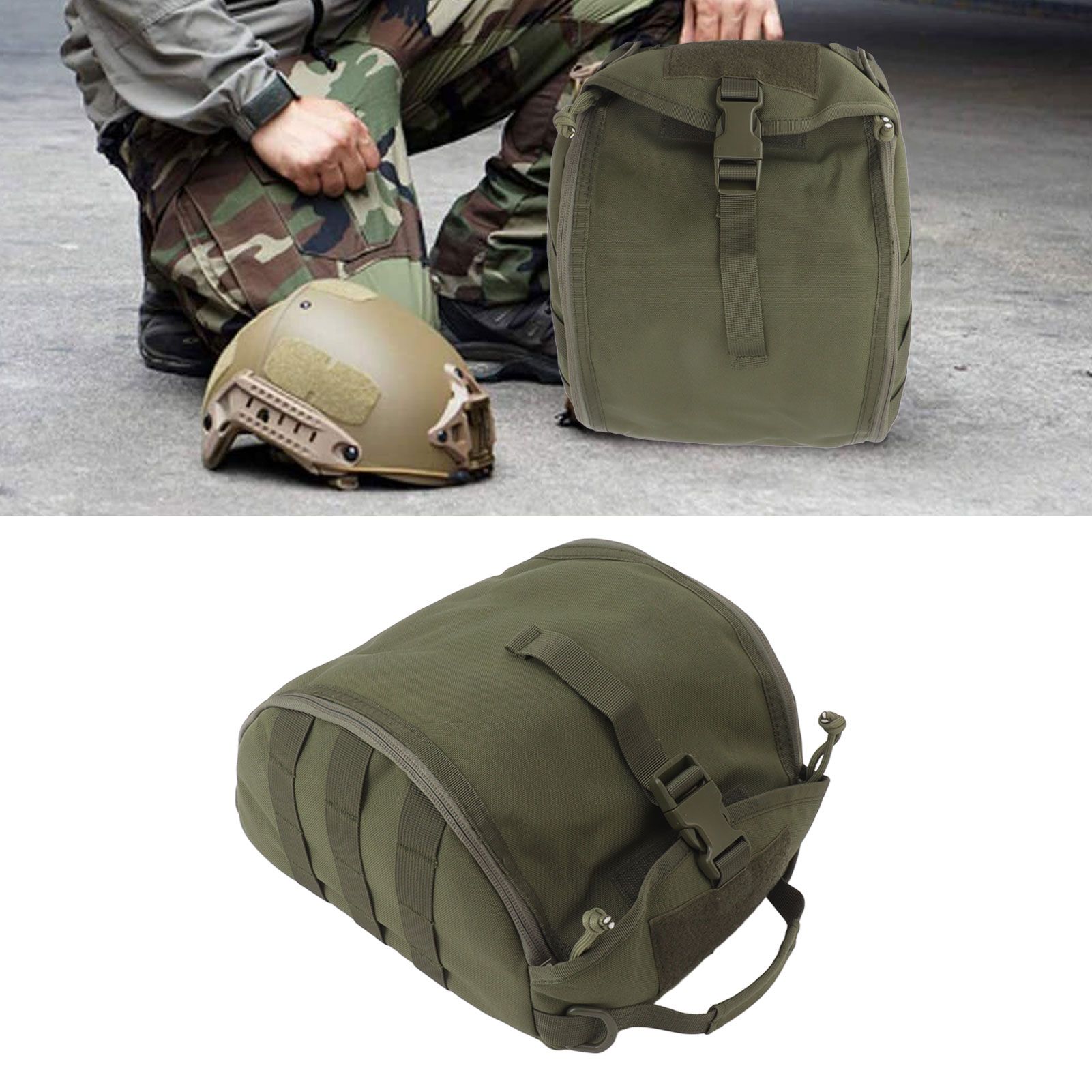 Outdoor Helmet Bag Nylon Waterproof Motorcycle Bike Bicycle Helmet Bag for view 11