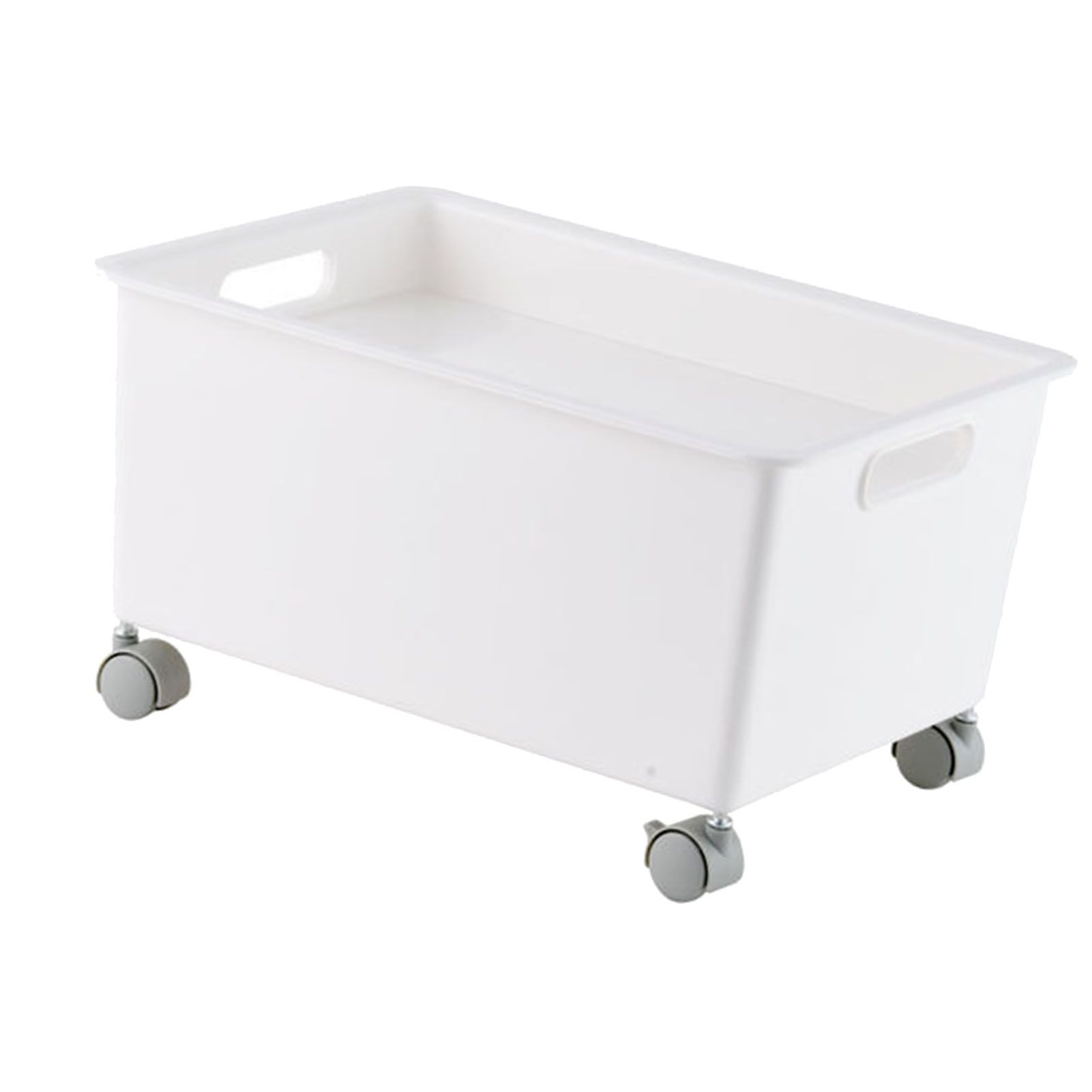 Storage Basket Roller Basket Premium PP Sturdy Portable Movable Easy Storage view 5