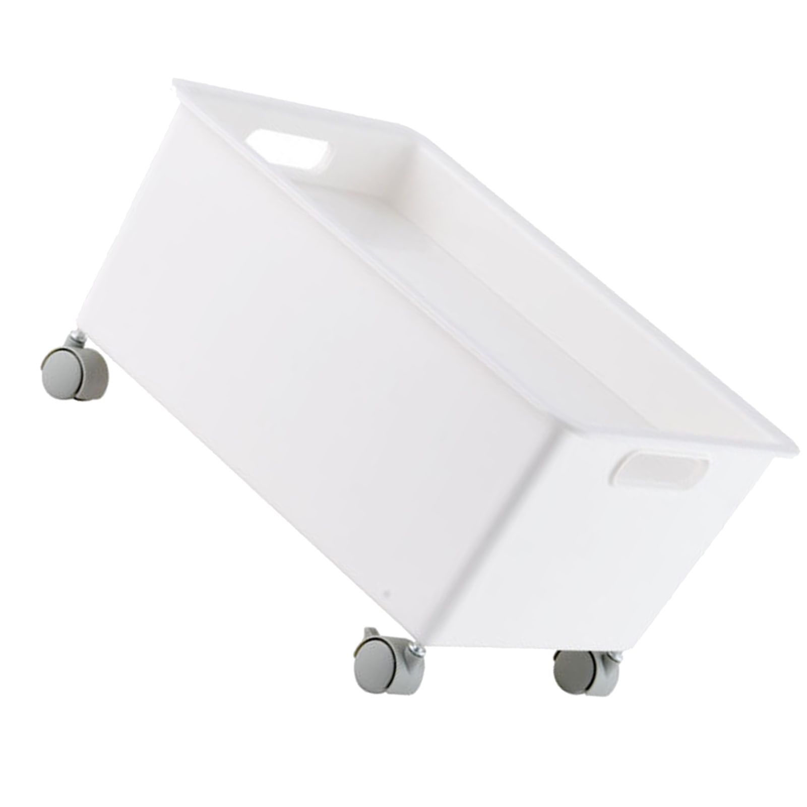 Storage Basket Roller Basket Premium PP Sturdy Portable Movable Easy Storage view 11
