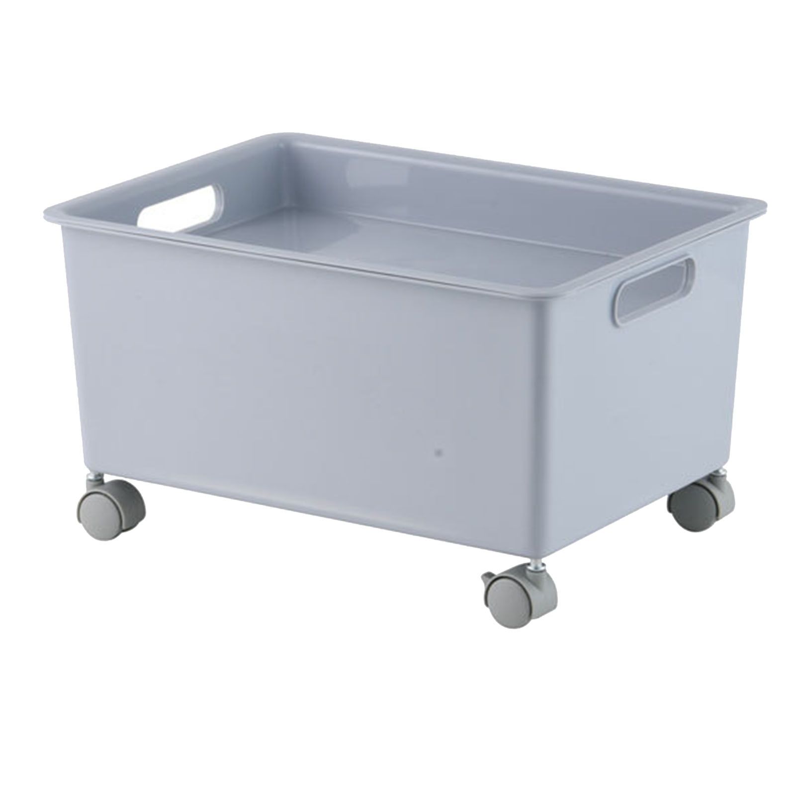 Storage Basket Roller Basket Premium PP Sturdy Portable Movable Easy Storage
