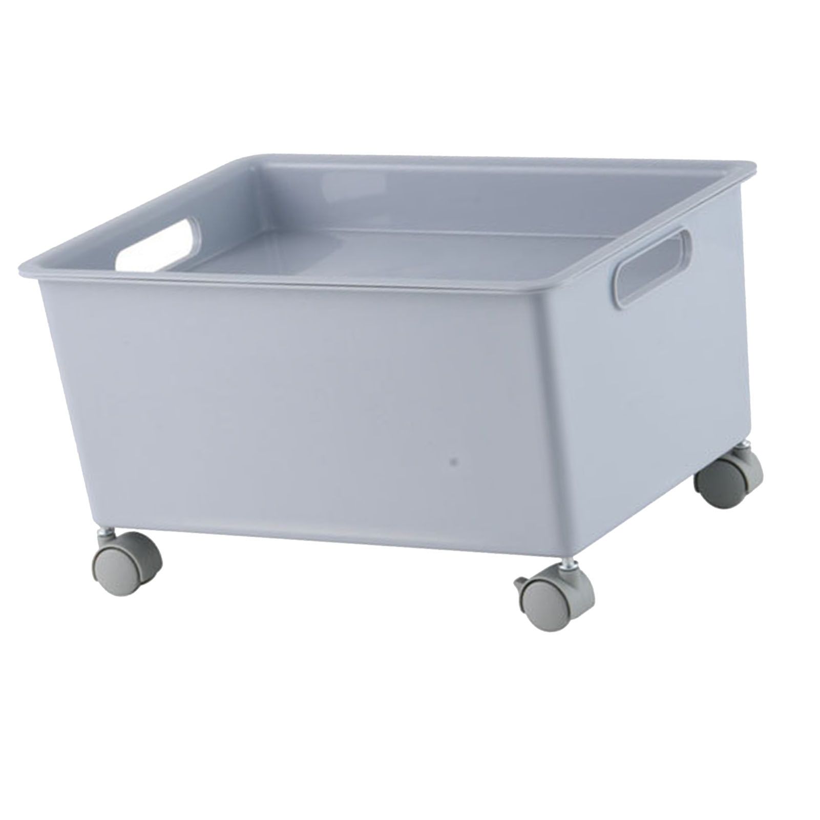 Storage Basket Roller Basket Premium PP Sturdy Portable Movable Easy Storage view 5