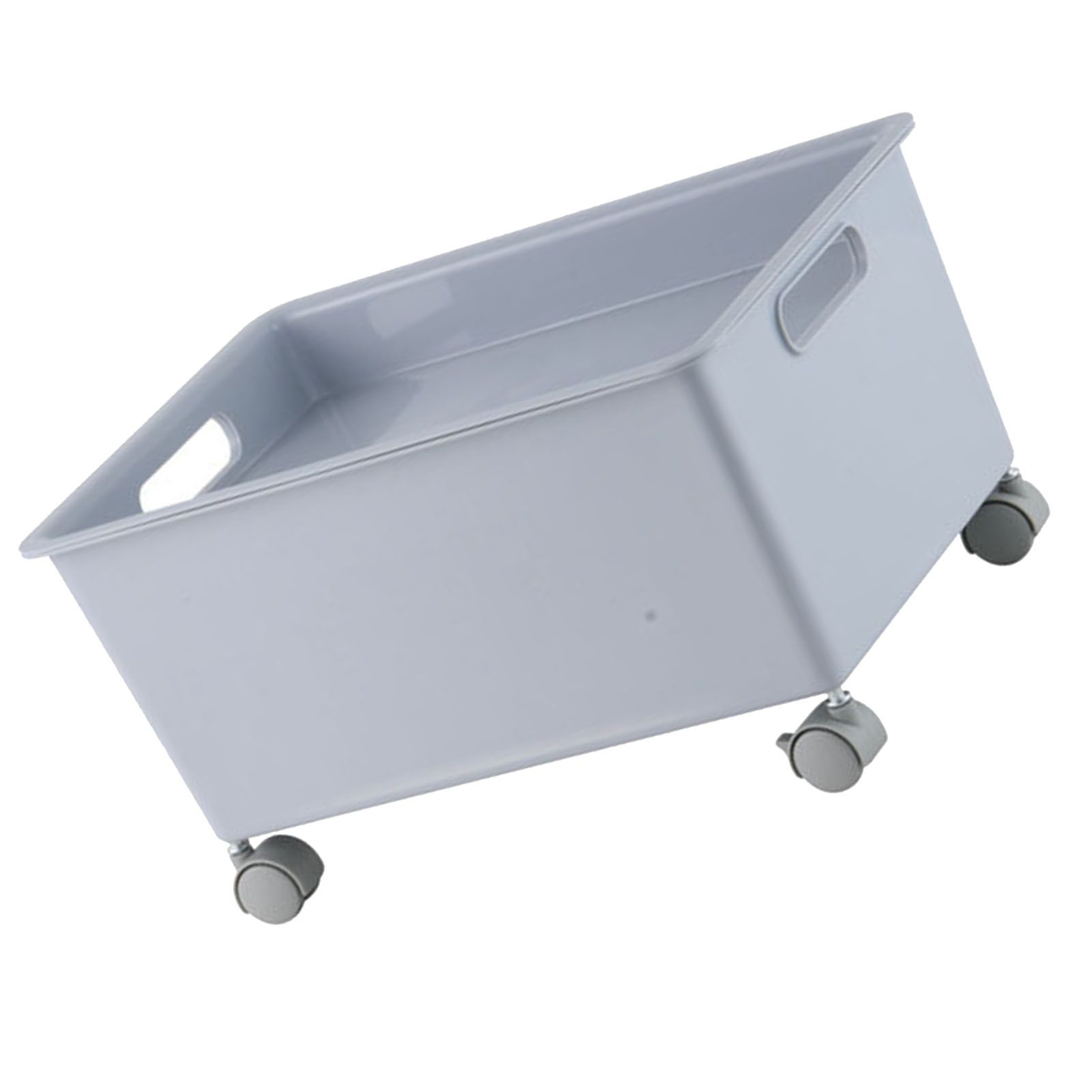 Storage Basket Roller Basket Premium PP Sturdy Portable Movable Easy Storage view 10