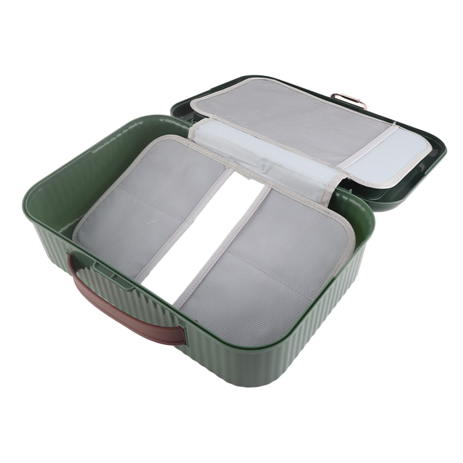 Multifunctional Document Storage Box Large Capacity Two Layer Liner Home view 4