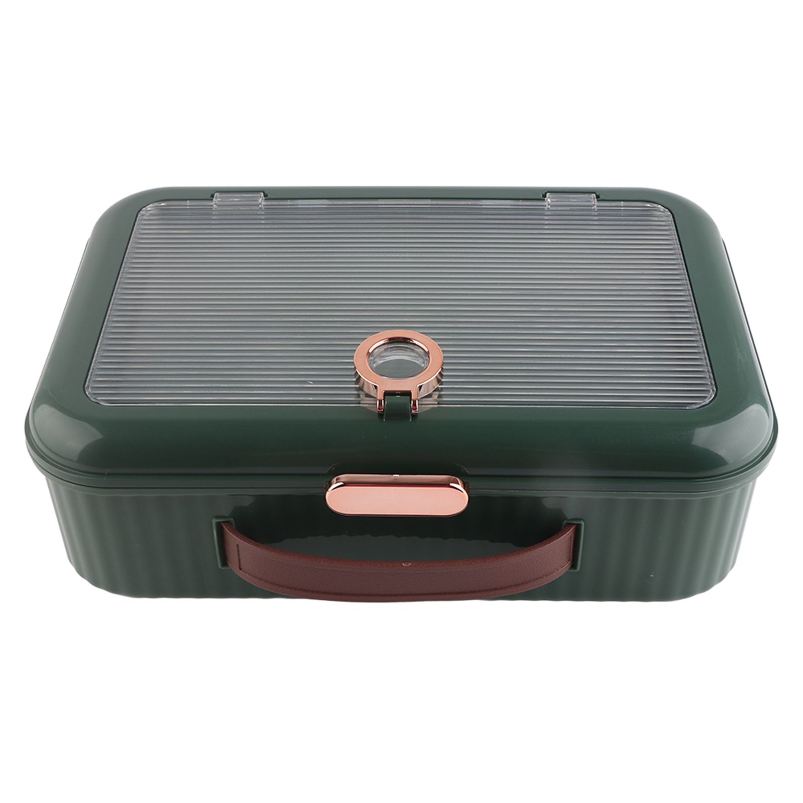 Multifunctional Document Storage Box Large Capacity Two Layer Liner Home view 9