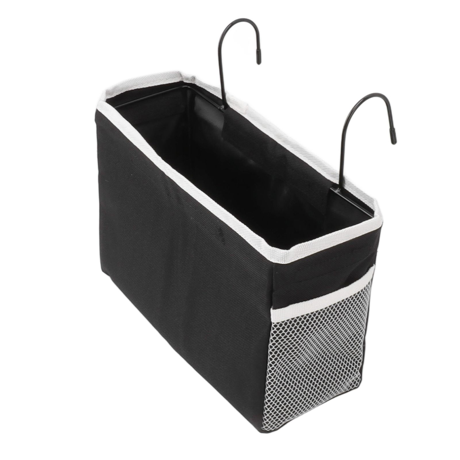 Bedside Storage Basket Hook Hanging Canvas Bag Rail Organization Shelf for view 7
