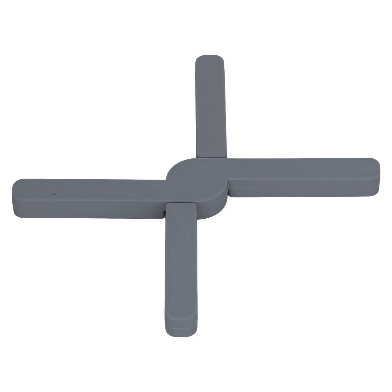 Silicone Trivet Thickened Foldable Heat Resistant Anti Slip Space Saving view 3