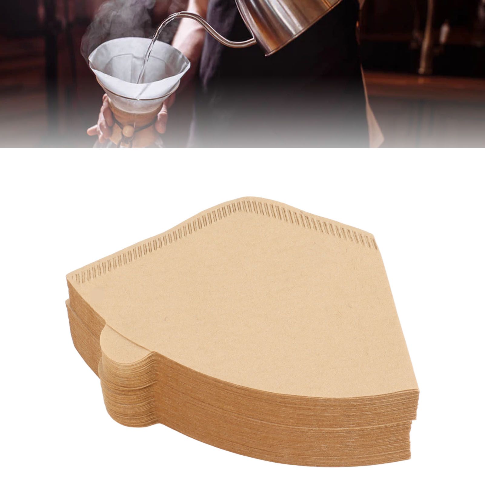100 Count Cone Coffee Filters 1 to 2 Cups Coffee Paper Filters for Pour Over view 11