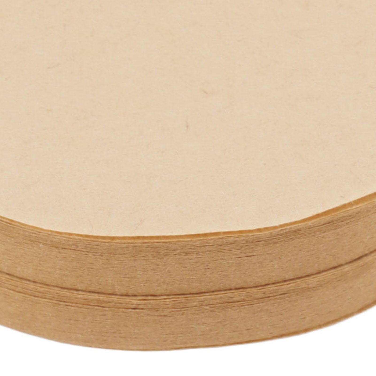 100Pcs 64mm Round Coffee Filter Unbleached Natural Coffee Filter Paper for 1 view 15