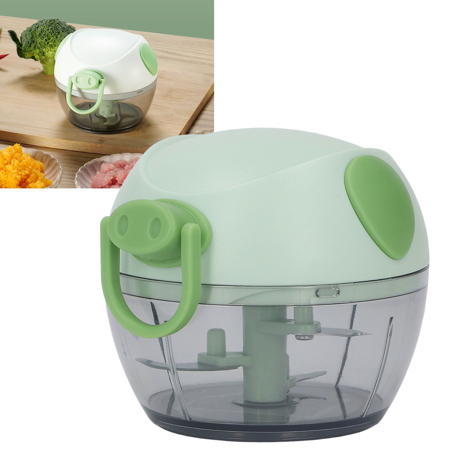 Manual Garlic Chopper Multifunctional Mini Hand Pull String Garlic Mincer Food view 11