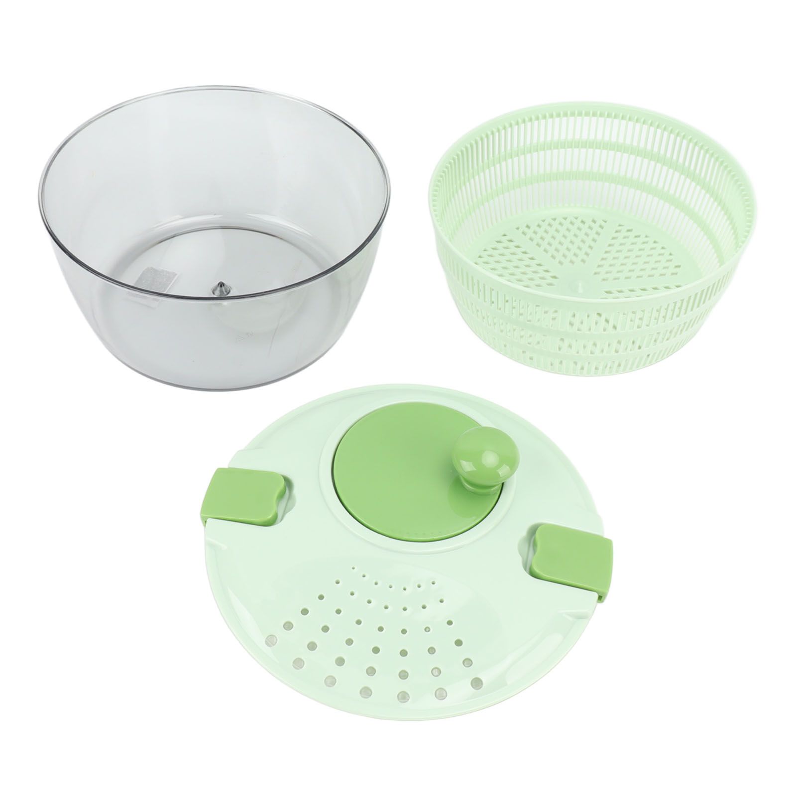 Salad Spinner Plastic Time Saving Fast Mixing Washable Rotatable Veggie Washer