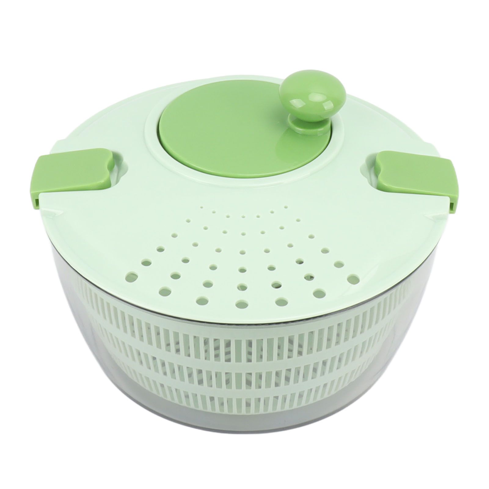 Salad Spinner Plastic Time Saving Fast Mixing Washable Rotatable Veggie Washer view 2