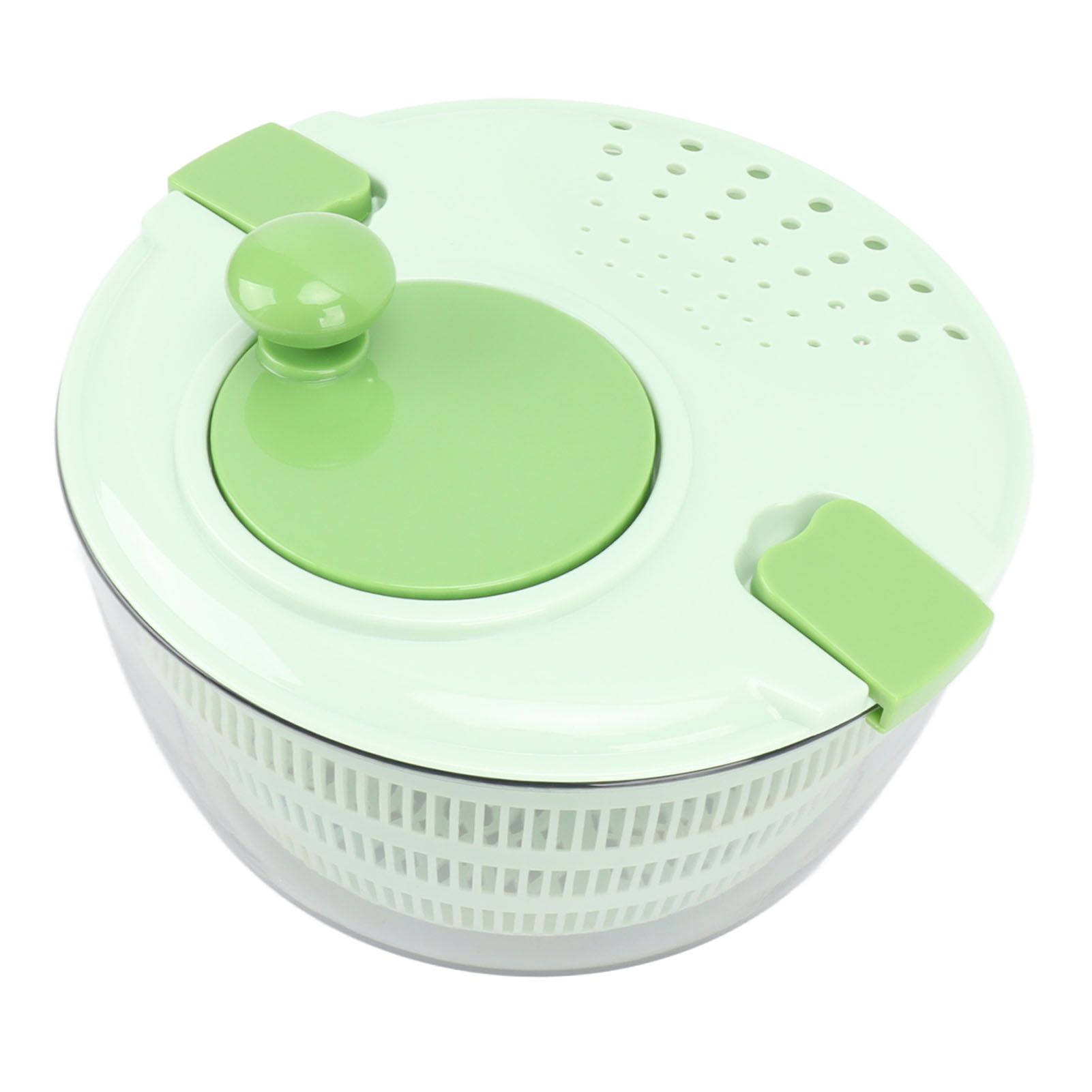 Salad Spinner Plastic Time Saving Fast Mixing Washable Rotatable Veggie Washer view 3