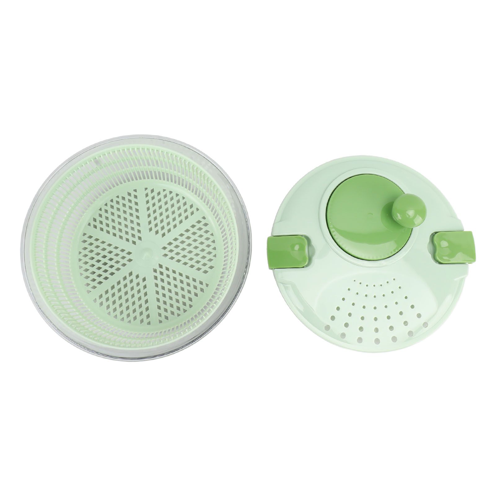 Salad Spinner Plastic Time Saving Fast Mixing Washable Rotatable Veggie Washer view 8
