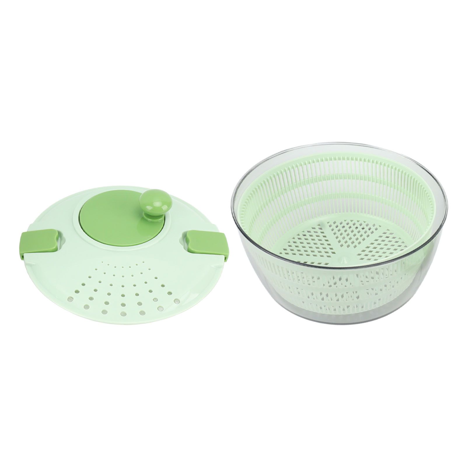 Salad Spinner Plastic Time Saving Fast Mixing Washable Rotatable Veggie Washer view 9