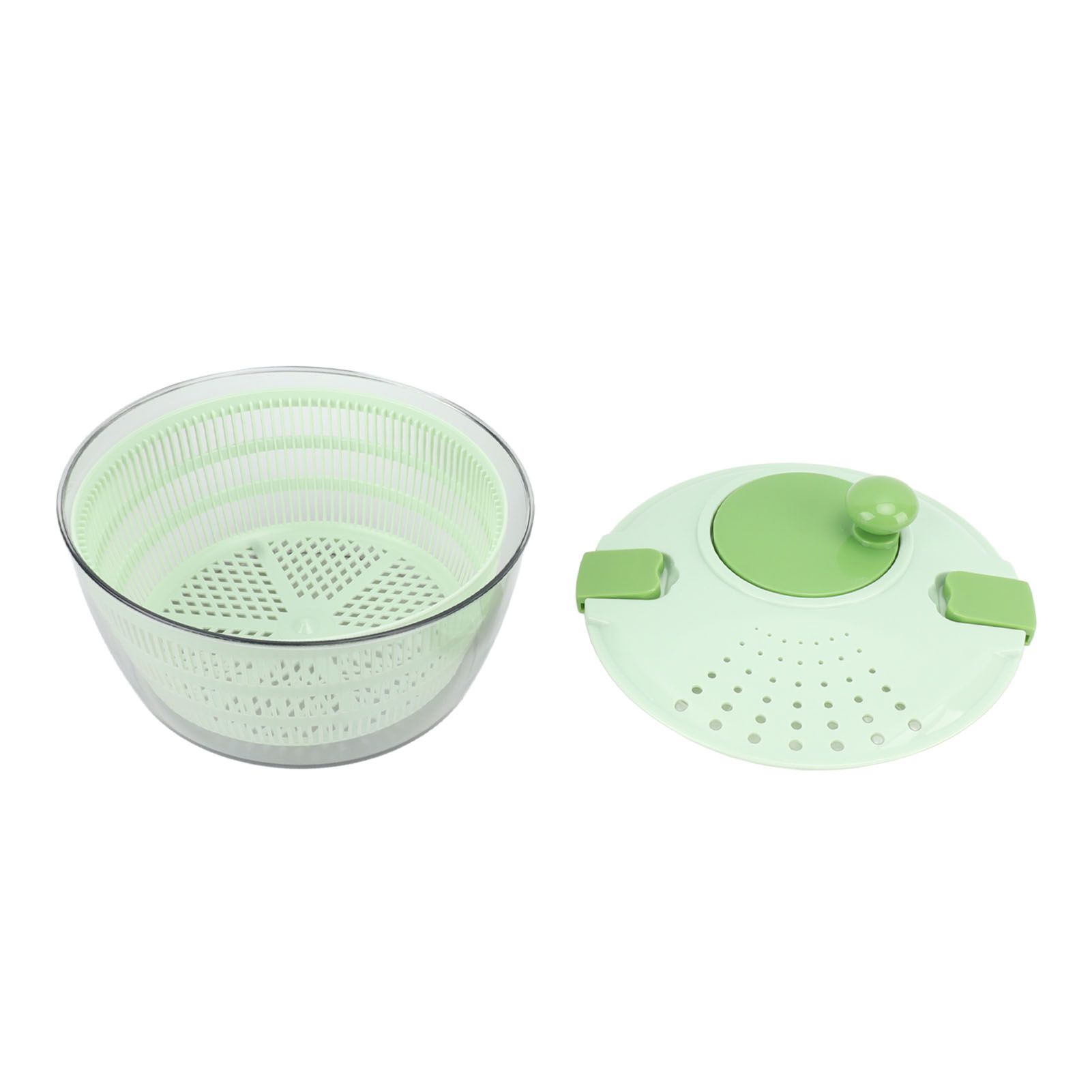 Salad Spinner Plastic Time Saving Fast Mixing Washable Rotatable Veggie Washer view 10