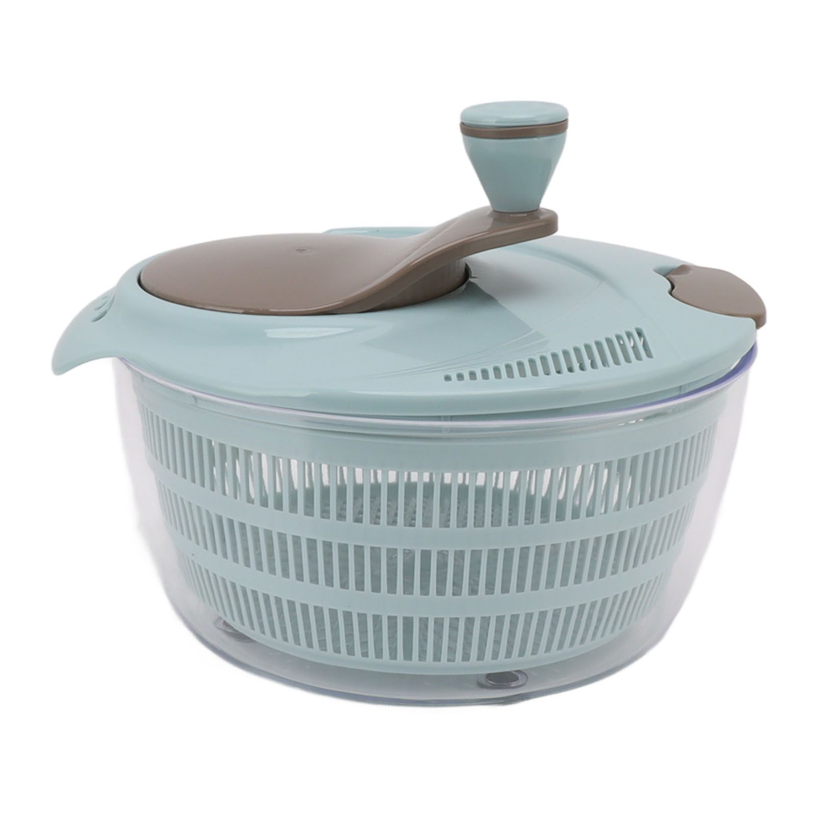 Salad Spinner Plastic Time Saving Fast Mixing Washable Rotatable Veggie Washer view 6