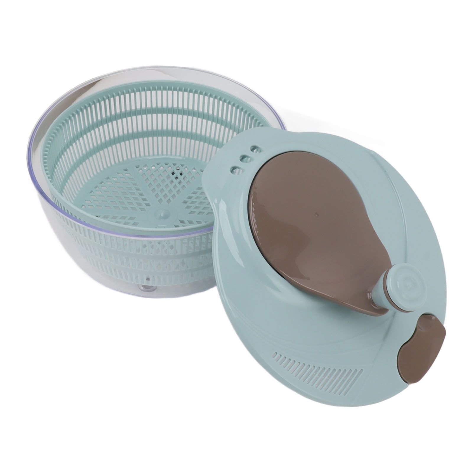 Salad Spinner Plastic Time Saving Fast Mixing Washable Rotatable Veggie Washer view 8