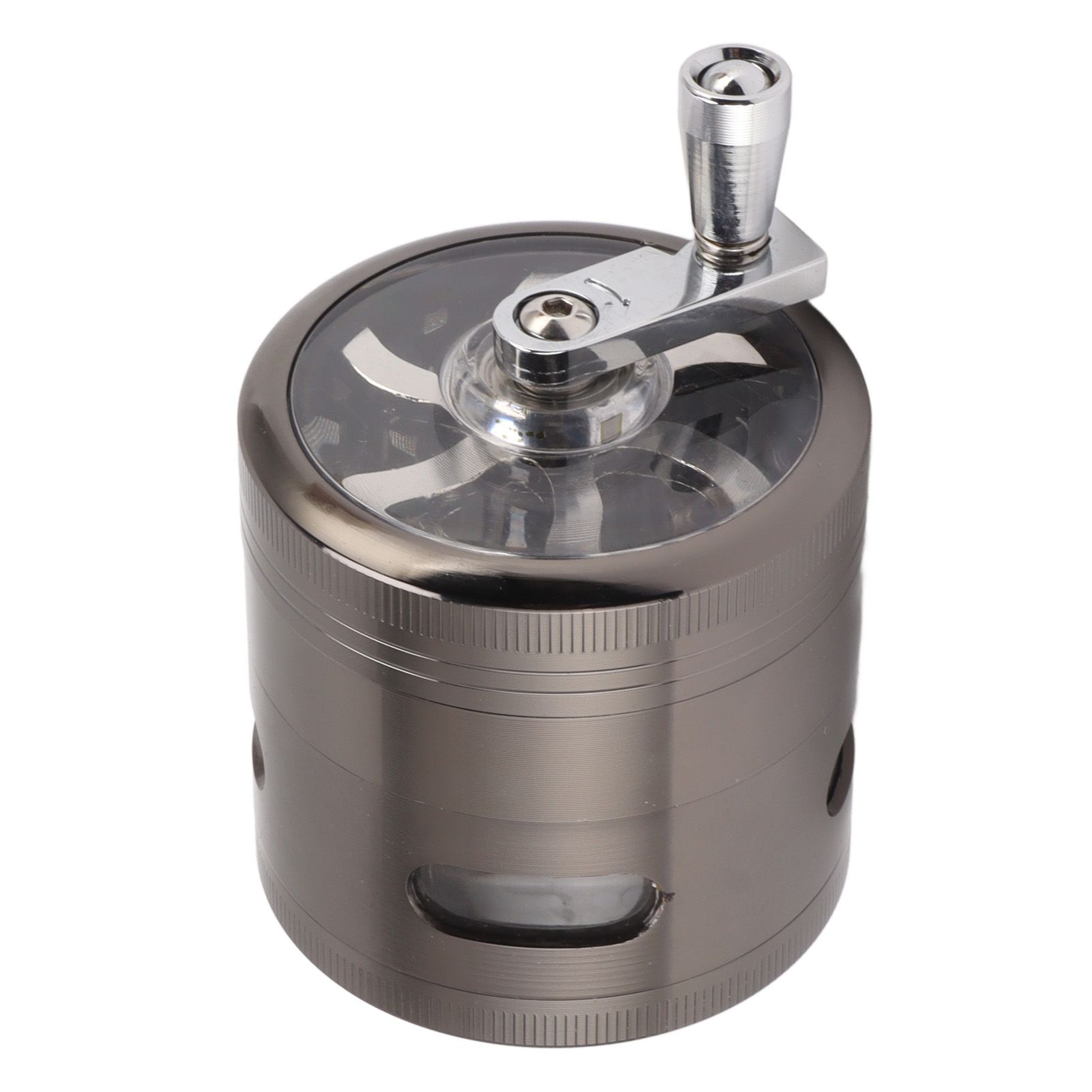 Manual Spice Grinder Zinc Alloy Portable Herb Mill Powder Grinding Machine for view 6