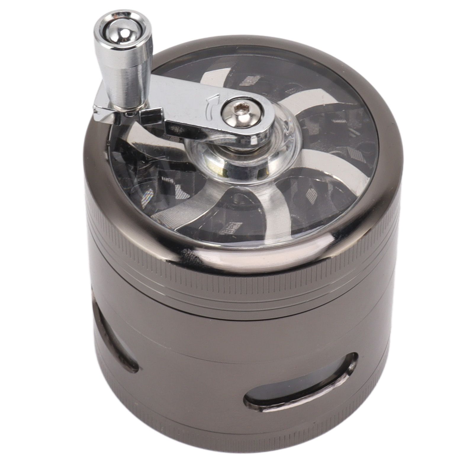 Manual Spice Grinder Zinc Alloy Portable Herb Mill Powder Grinding Machine for view 8