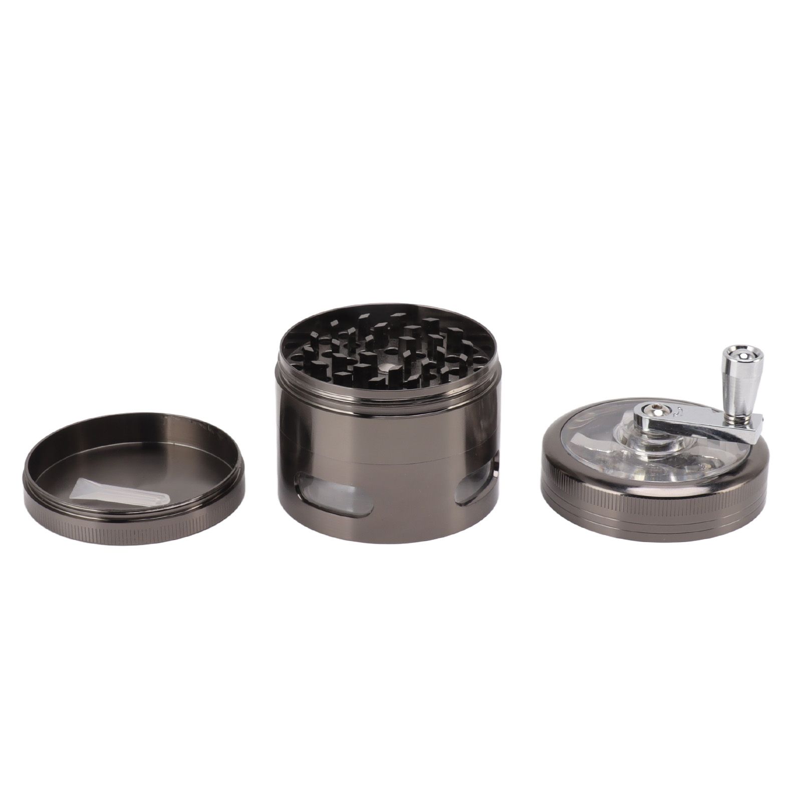 Manual Spice Grinder Zinc Alloy Portable Herb Mill Powder Grinding Machine for view 10