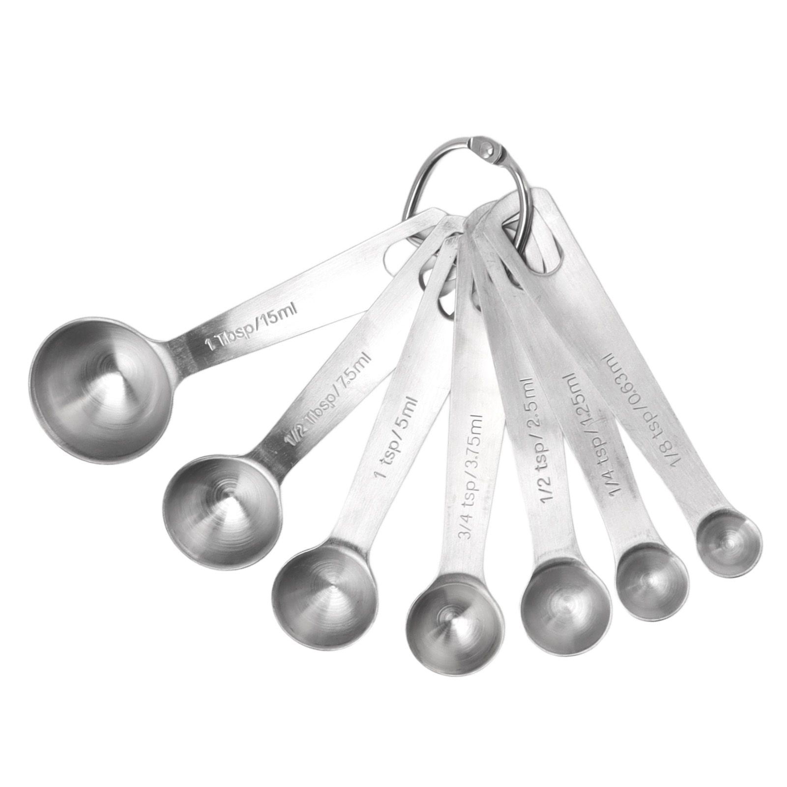 7 PCS Stainless Steel Measuring Spoons Set Small Measuring Teaspoons Baking view 8