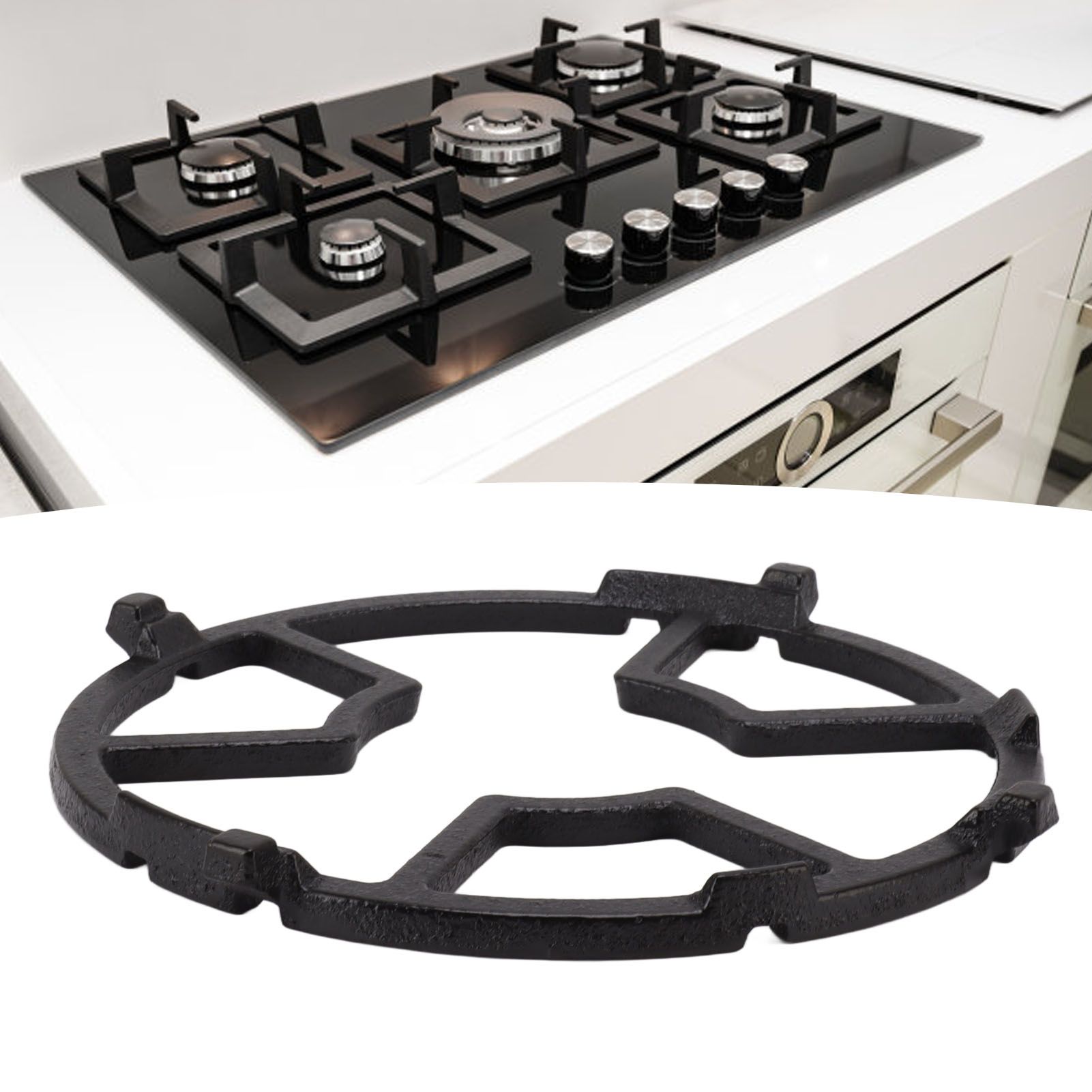 Cast Iron Wok Rack Universal Slip Resistant Gas Stove Wok Ring for Kitchen view 12