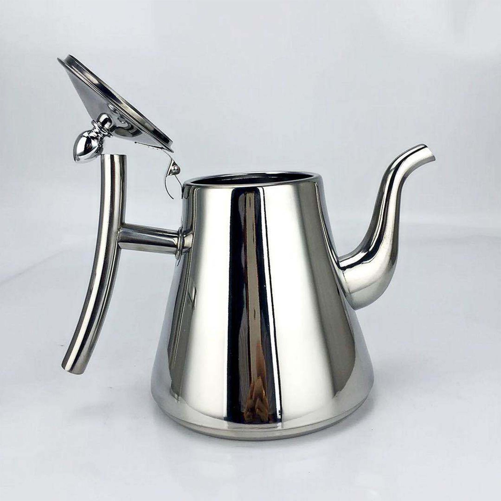 1.2L Stainless Steel Teapot with Filter Screen Thickened Coffee Pot Hotel view 5