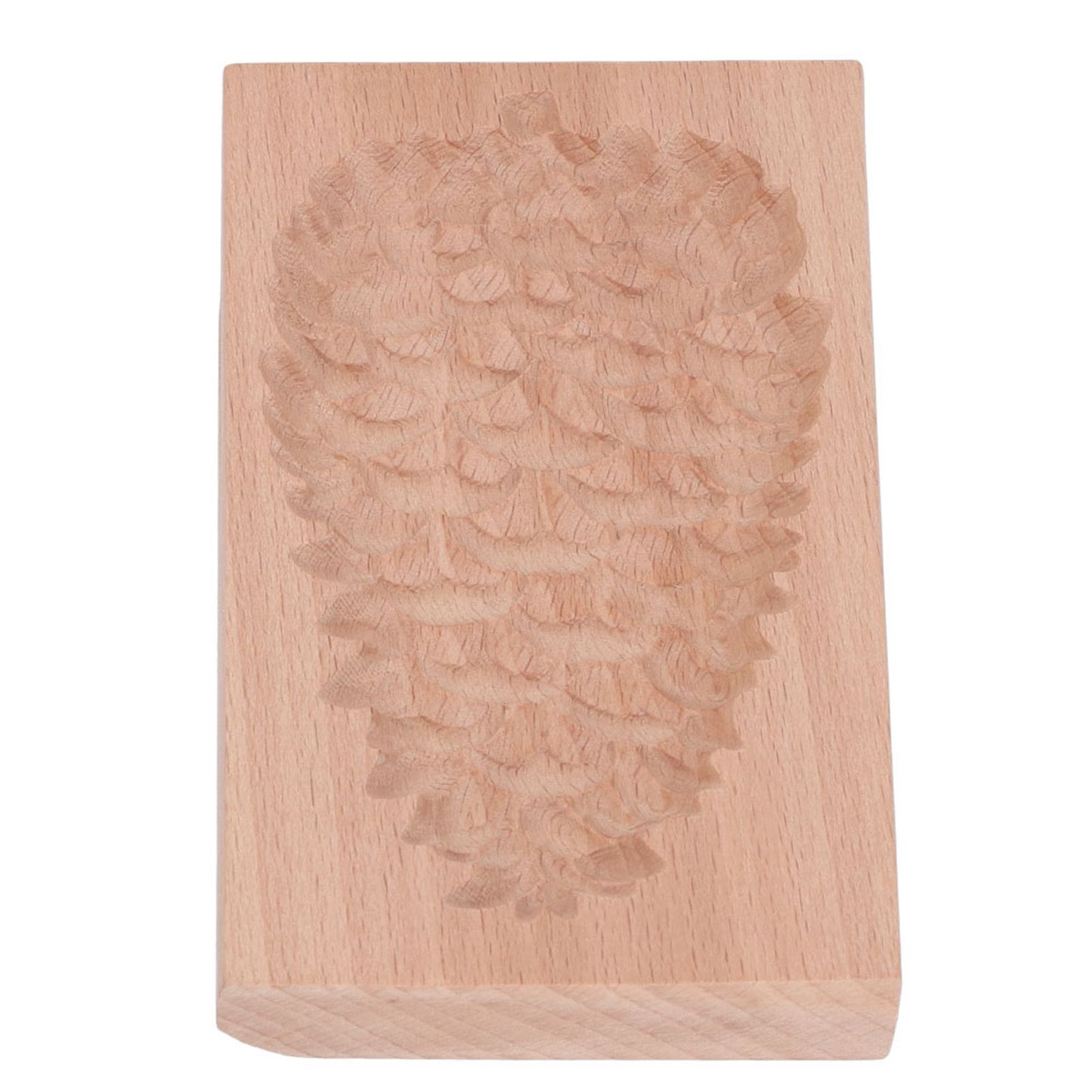 Wooden Cookie Mould Beechwood Reusable Washable Biscuit Press Stamp Mold for