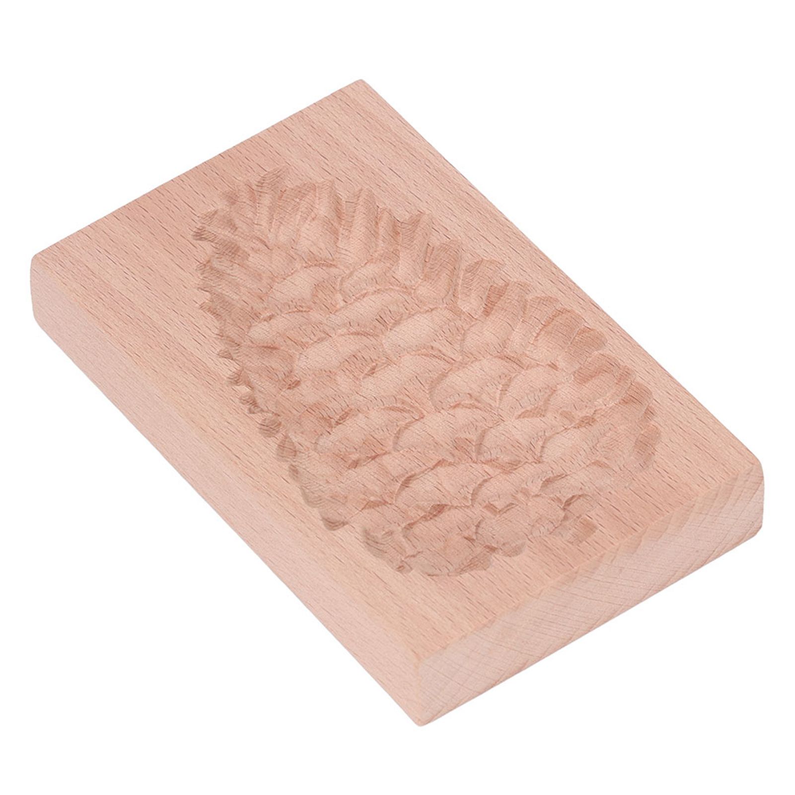 Wooden Cookie Mould Beechwood Reusable Washable Biscuit Press Stamp Mold for view 6