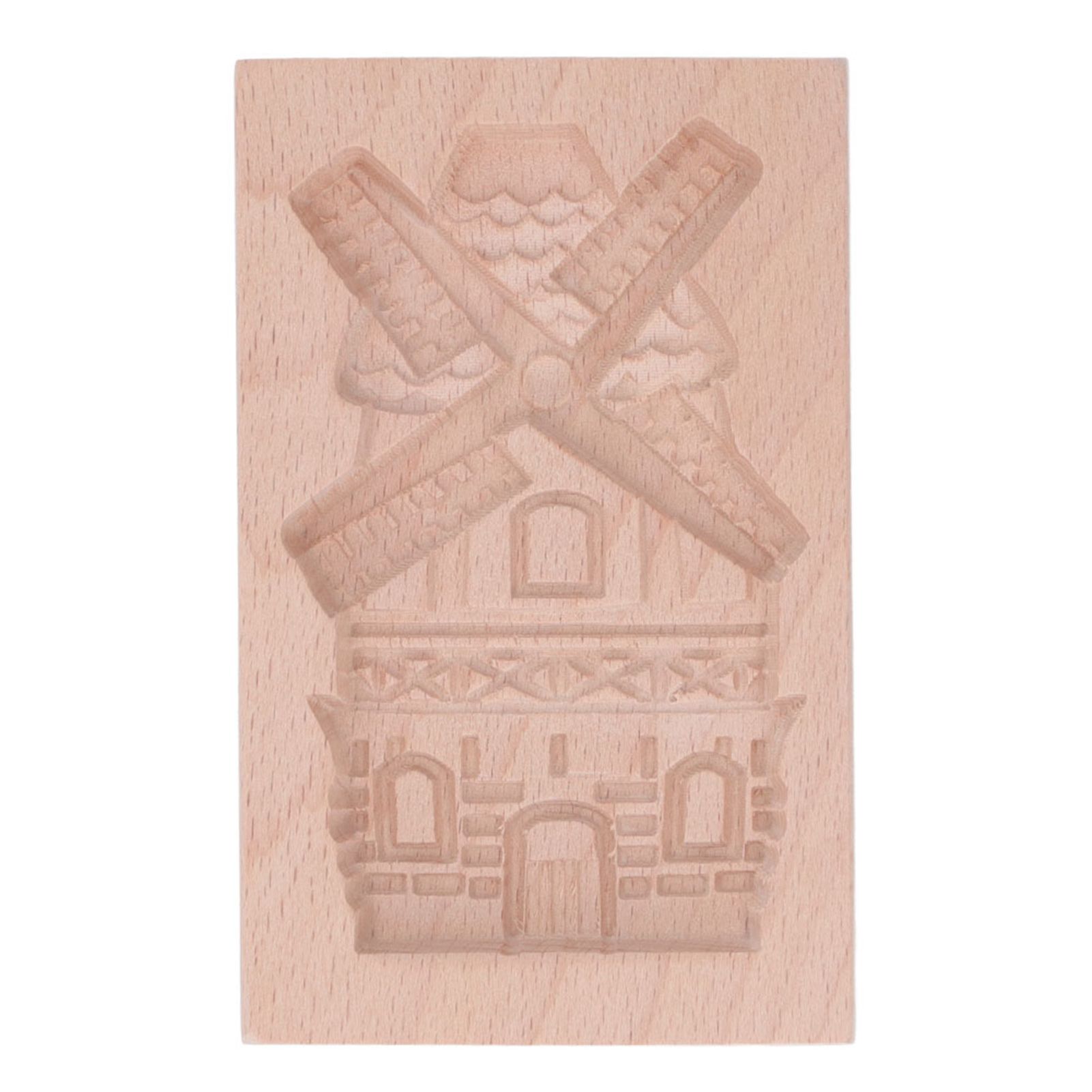 Wooden Cookie Mould Beechwood Reusable Washable Biscuit Press Stamp Mold for view 5