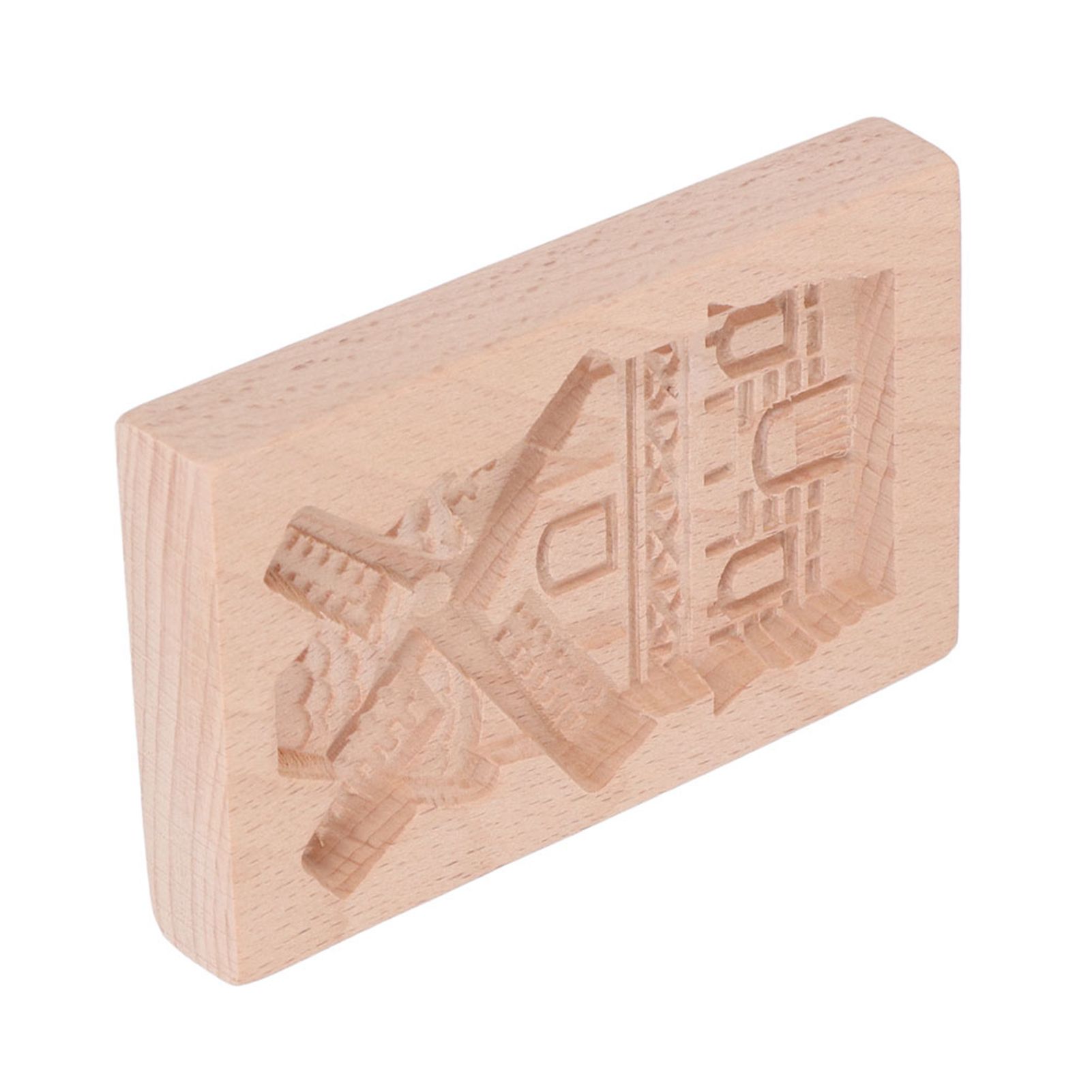 Wooden Cookie Mould Beechwood Reusable Washable Biscuit Press Stamp Mold for view 8
