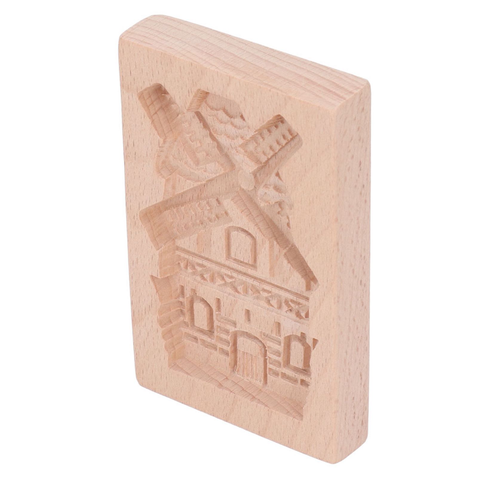 Wooden Cookie Mould Beechwood Reusable Washable Biscuit Press Stamp Mold for view 9