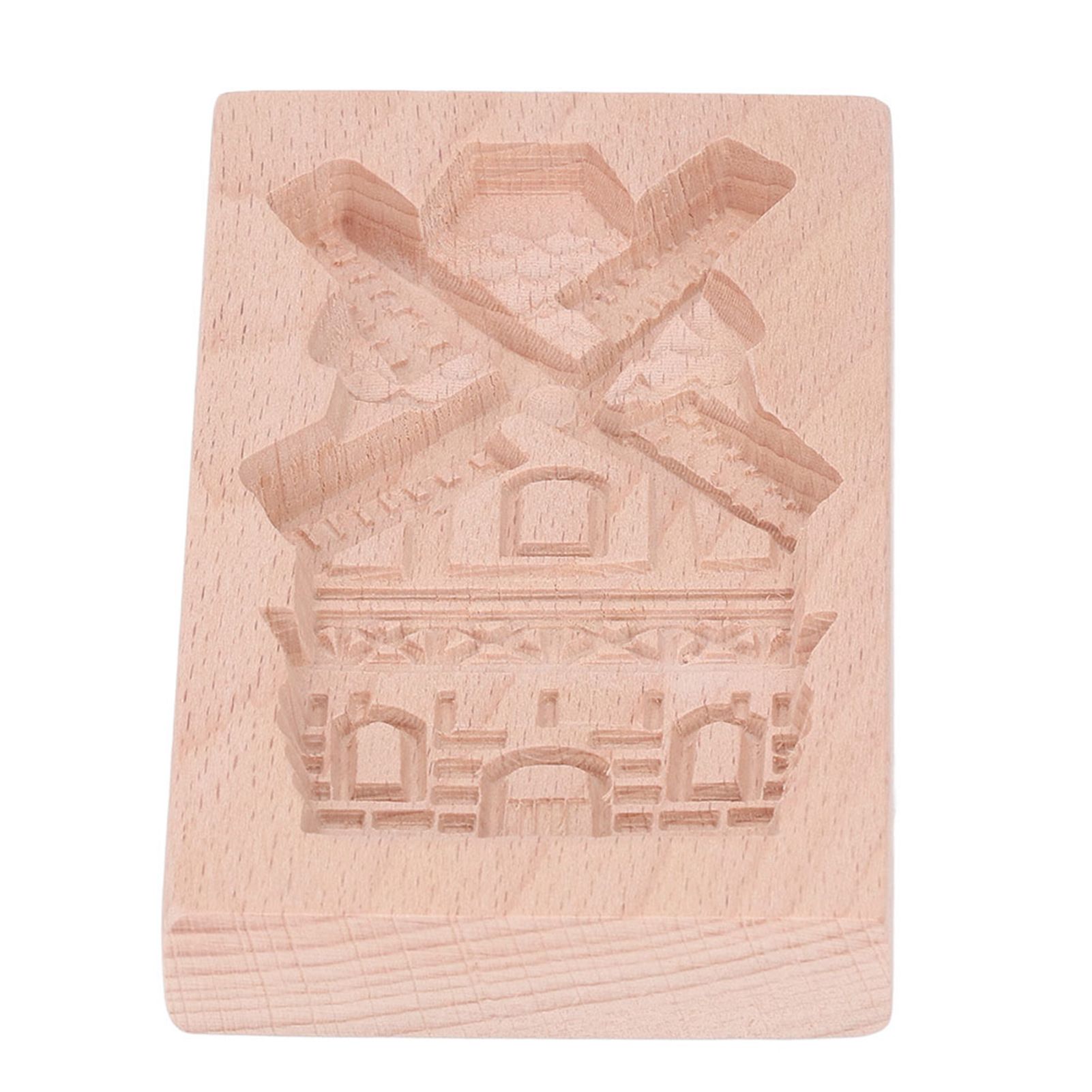 Wooden Cookie Mould Beechwood Reusable Washable Biscuit Press Stamp Mold for view 10