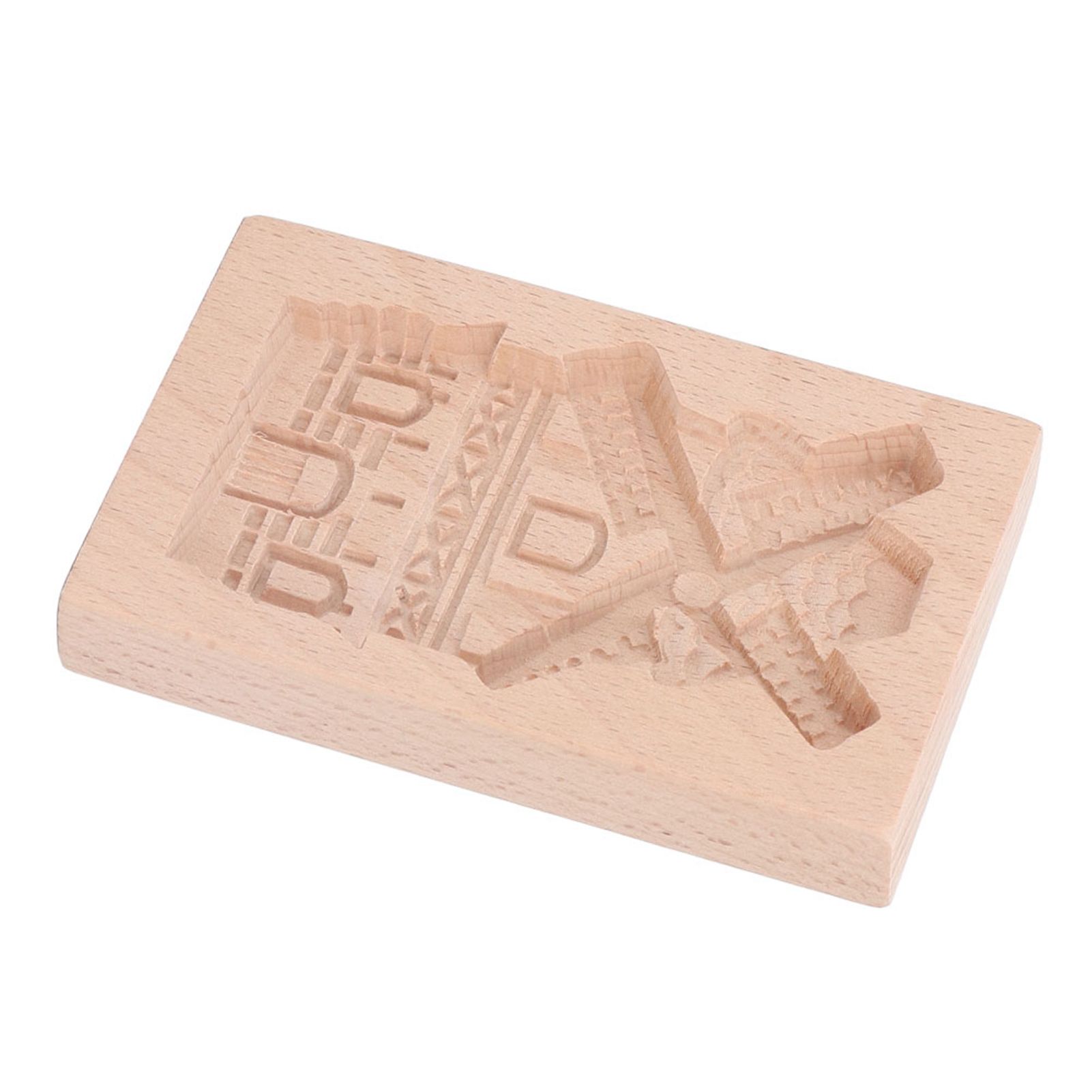Wooden Cookie Mould Beechwood Reusable Washable Biscuit Press Stamp Mold for view 14