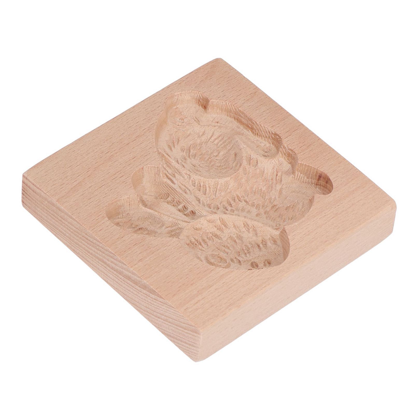 Wooden Cookie Mould Beechwood Reusable Washable Biscuit Press Stamp Mold for view 6