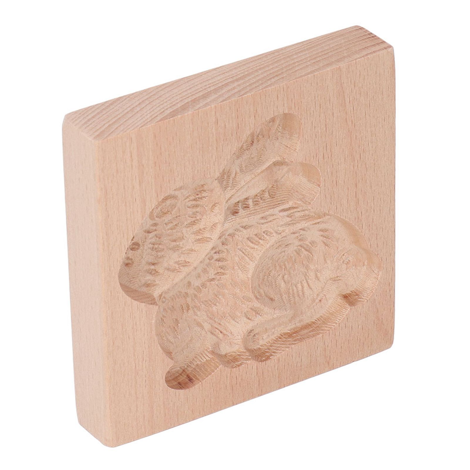 Wooden Cookie Mould Beechwood Reusable Washable Biscuit Press Stamp Mold for view 7