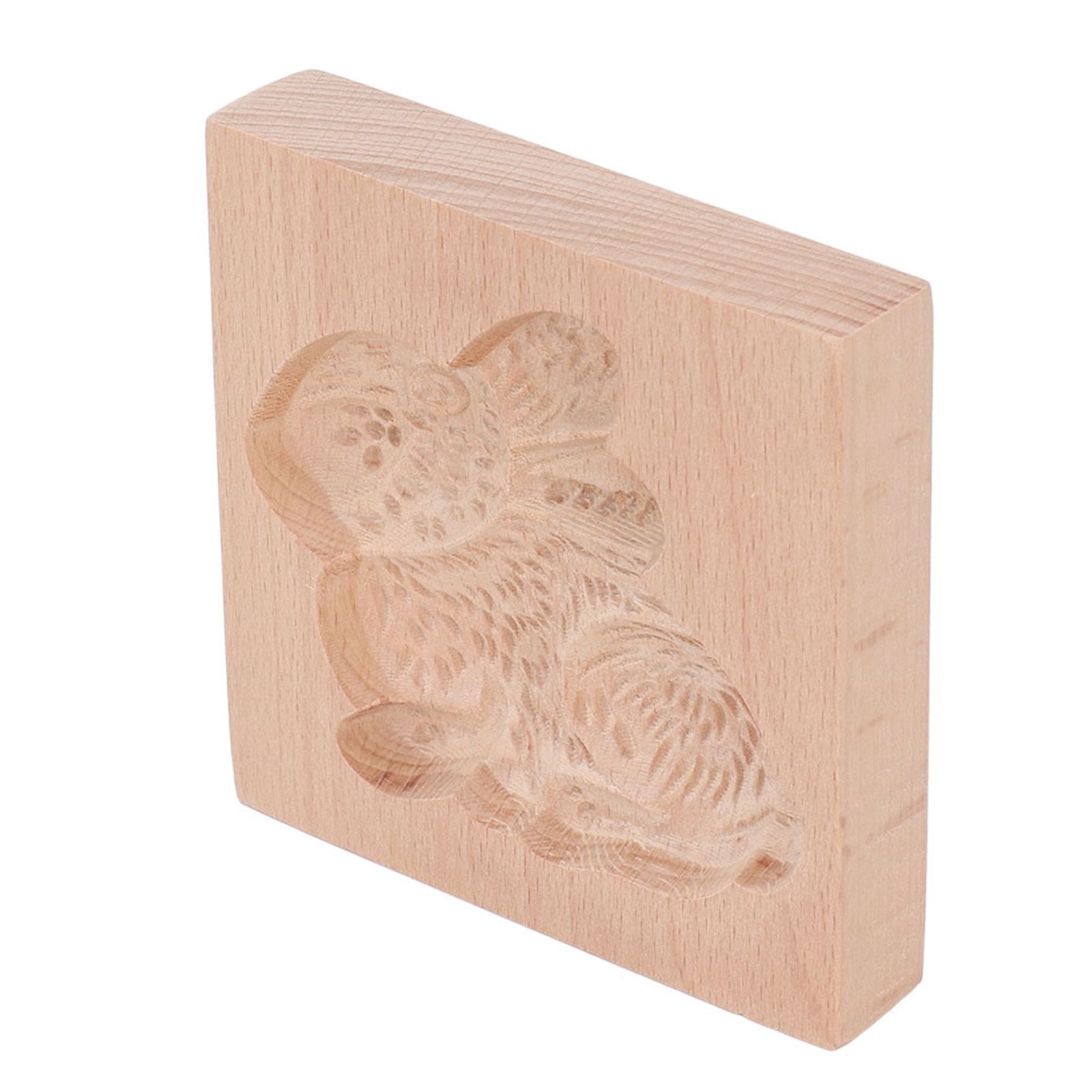 Wooden Cookie Mould Beechwood Reusable Washable Biscuit Press Stamp Mold for view 8
