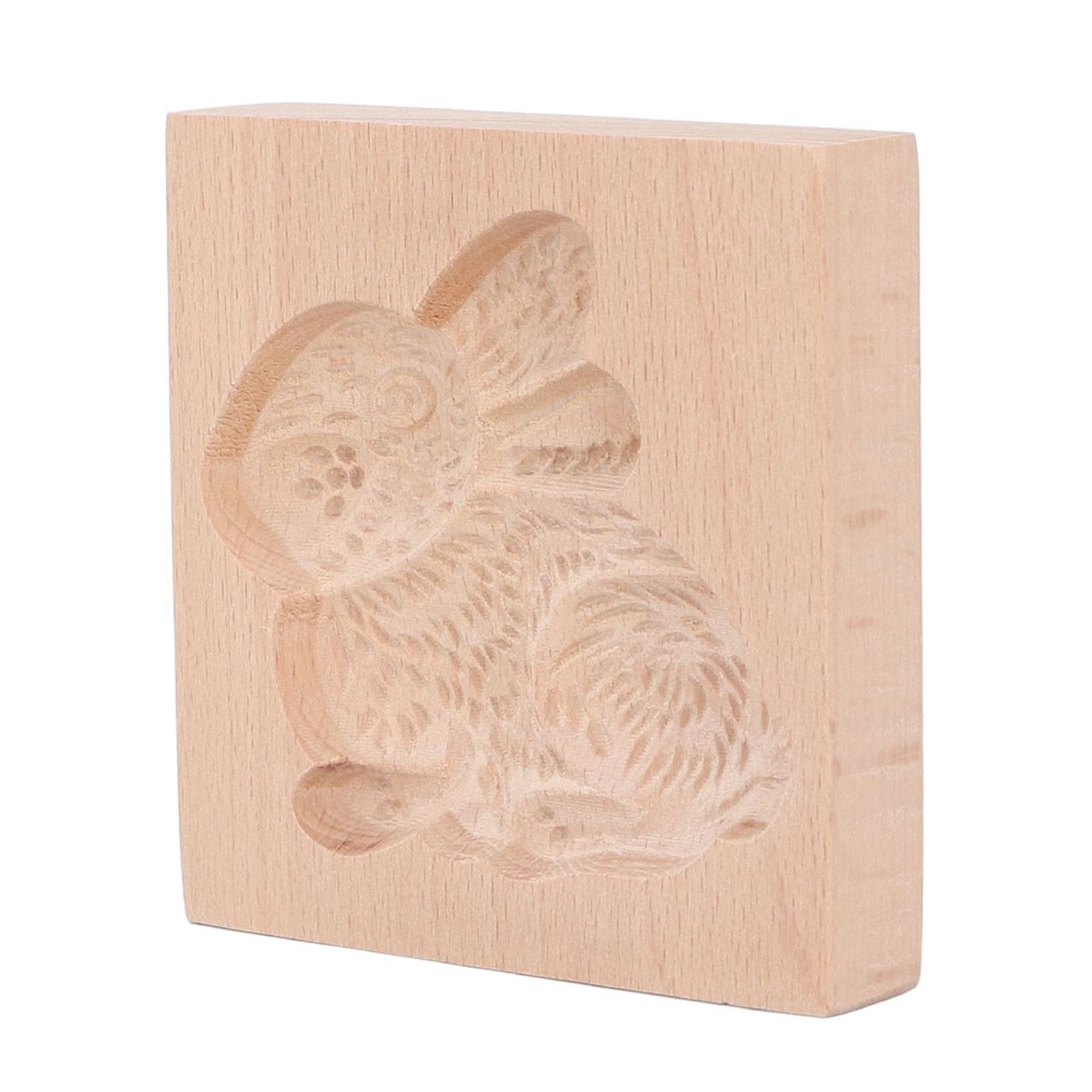 Wooden Cookie Mould Beechwood Reusable Washable Biscuit Press Stamp Mold for view 9