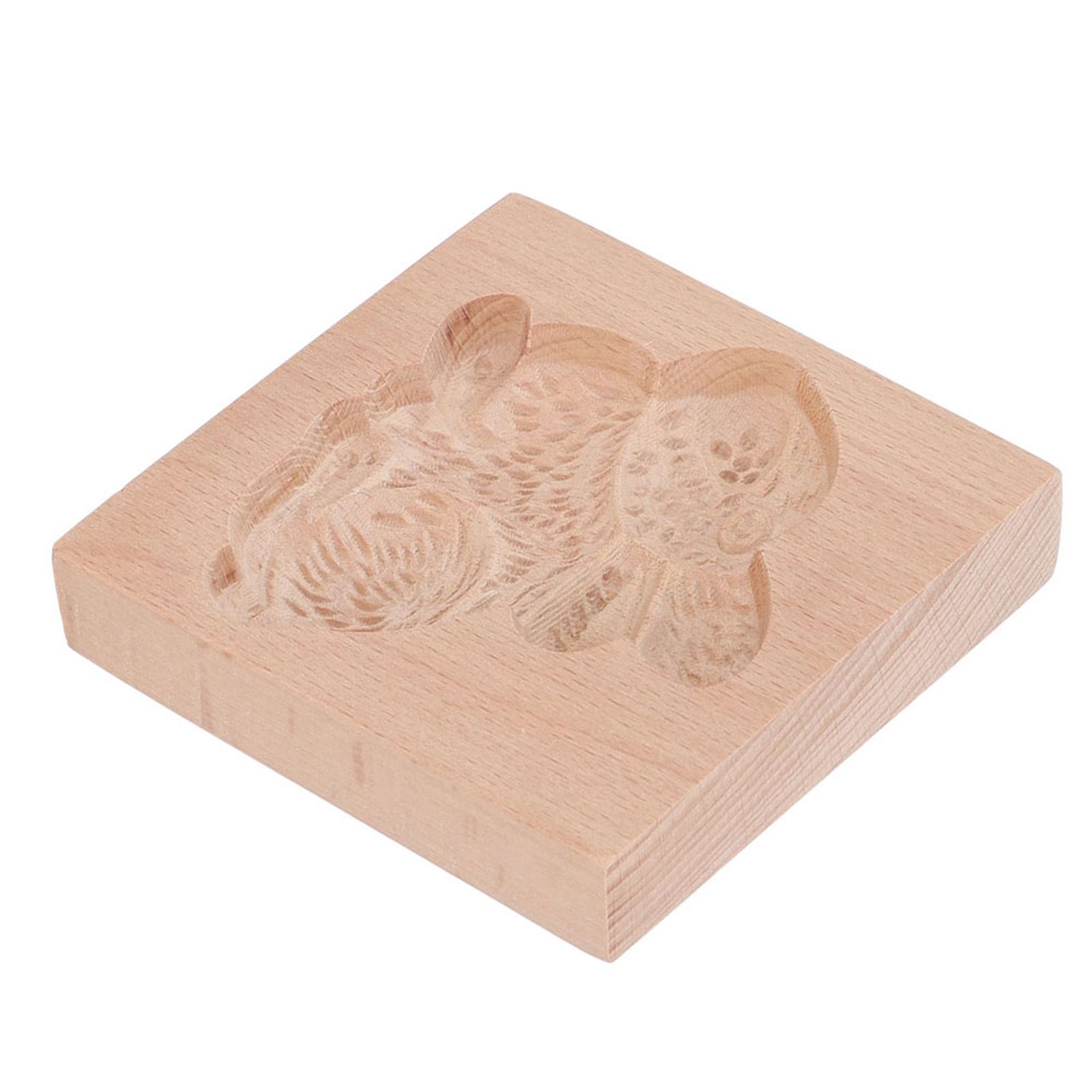 Wooden Cookie Mould Beechwood Reusable Washable Biscuit Press Stamp Mold for view 13