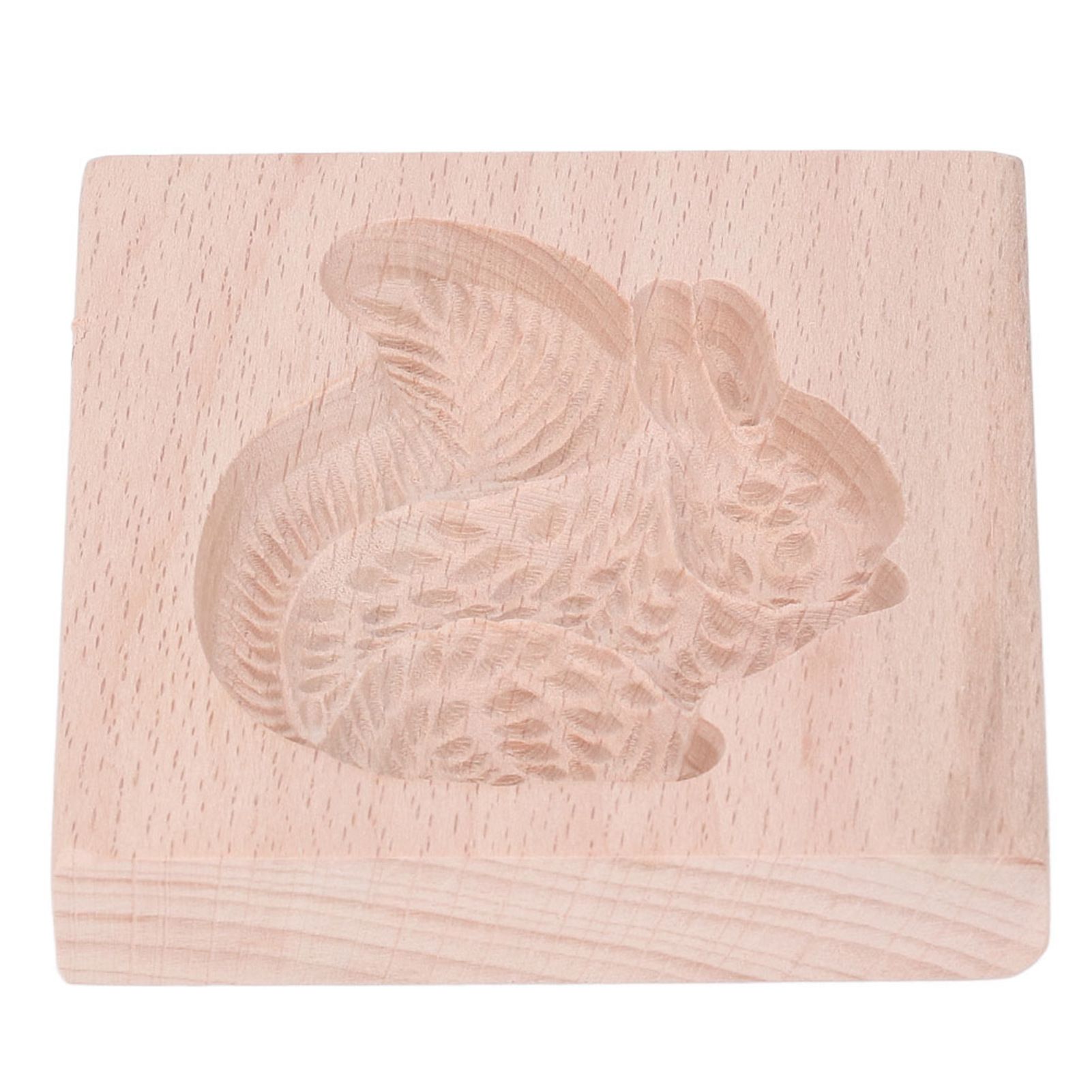 Wooden Cookie Mould Beechwood Reusable Washable Biscuit Press Stamp Mold for view 3